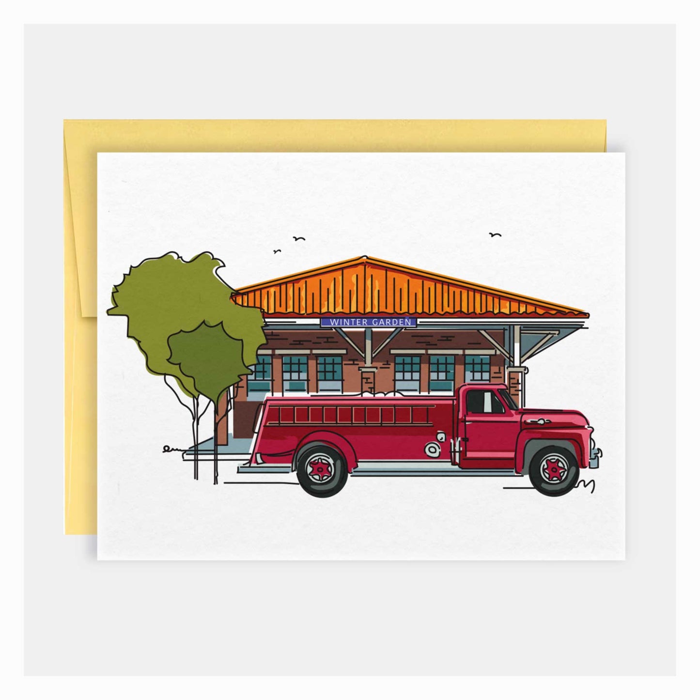 Heritage Museum | Winter Garden Landmark Series | Greeting Card