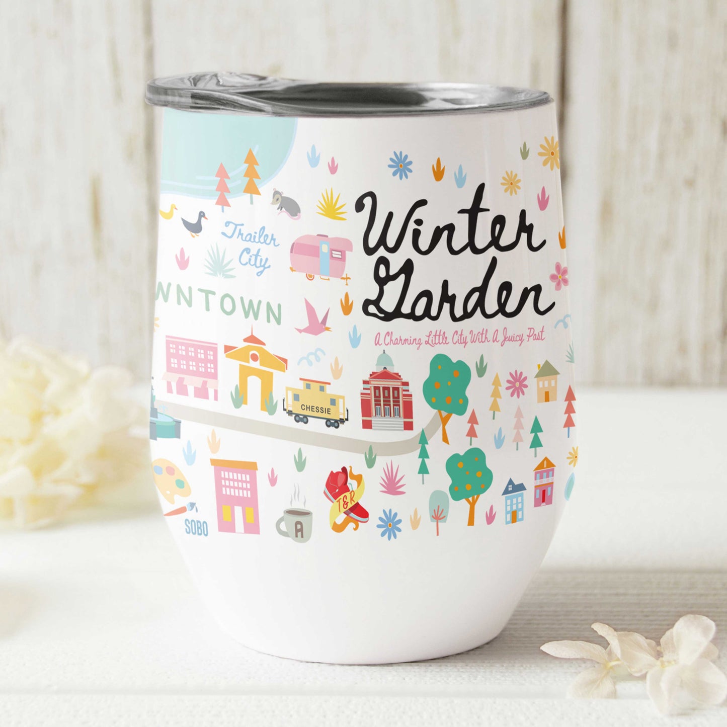 Winter Garden | City Series | Wine Tumbler - A. B. Newton and Company