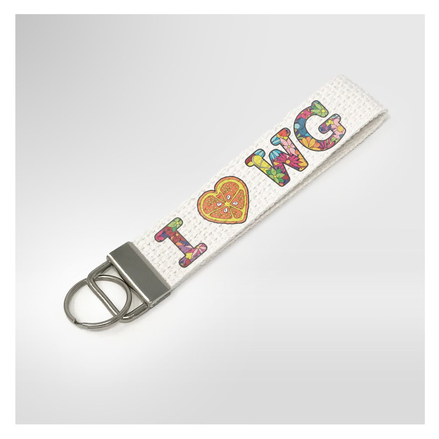 I Heart Winter Garden | Spring Flowers | Key Chain - A. B. Newton and Company