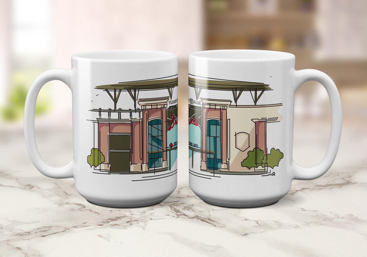 Truist Park | Atlanta Landmark Series | Coffee Mug - A. B. Newton and Company