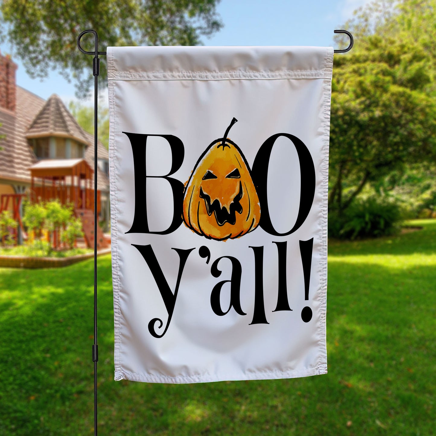 Boo Y'all | Halloween Inspired Garden Flag