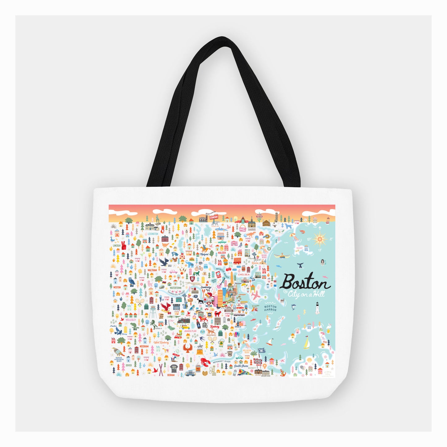 Boston, MA | City Series | Tote Bag - A. B. Newton and Company