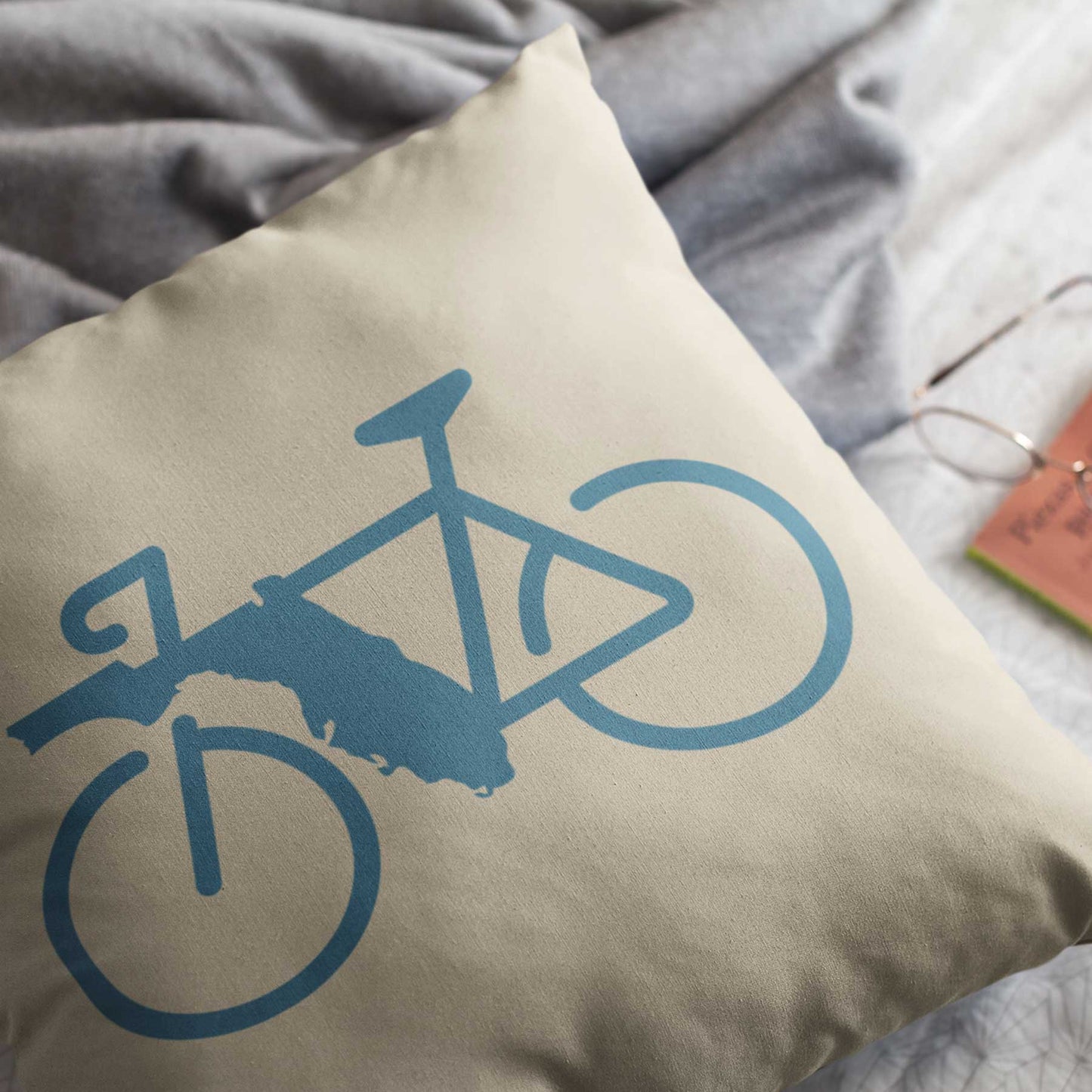 Florida Bike Bicycle | Throw Pillow