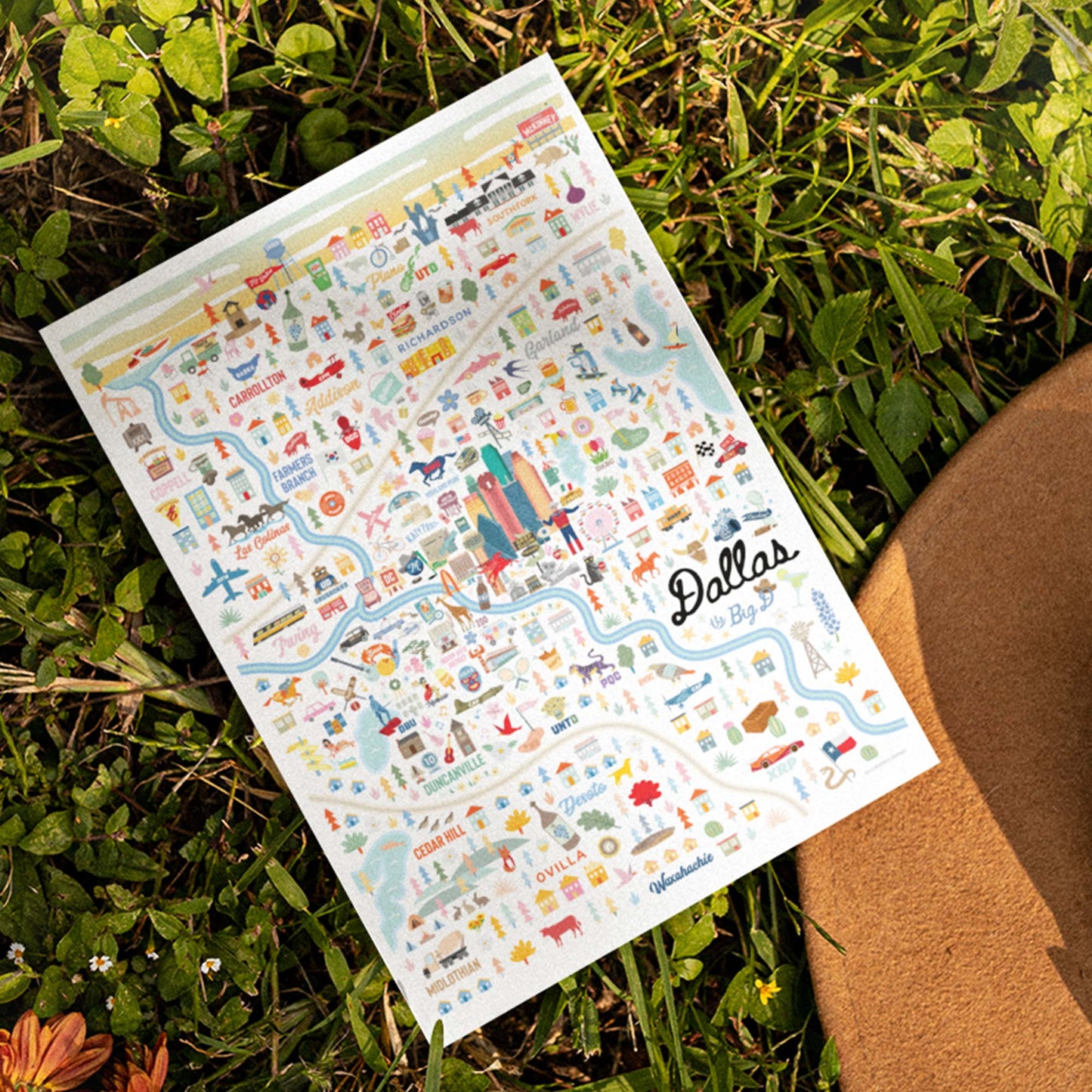 Dallas TX 5x7 City Series Postcard