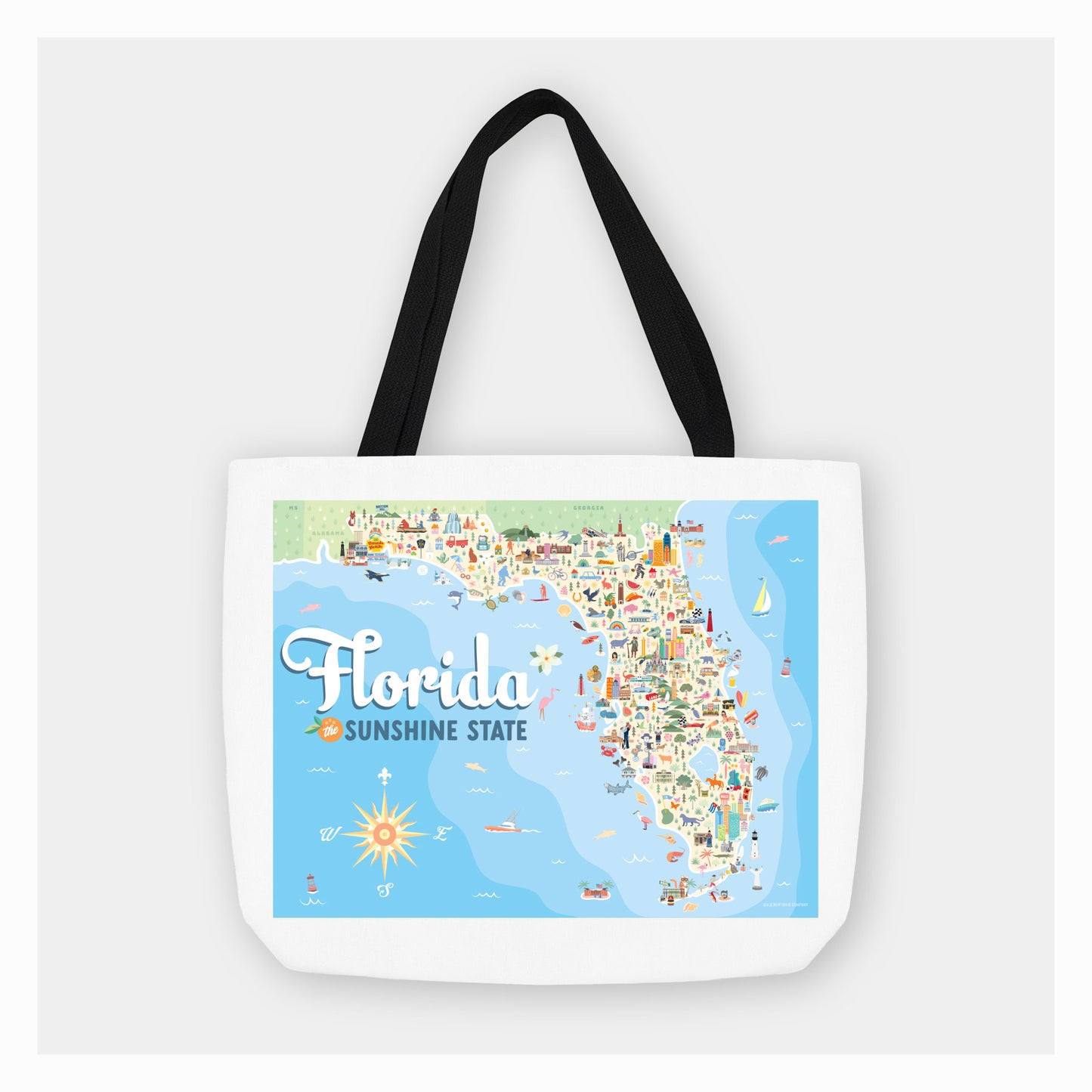 Florida Sunshine | State Series | Tote Bag