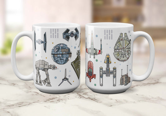 Galaxy Collage | Coffee Mug - A. B. Newton and Company