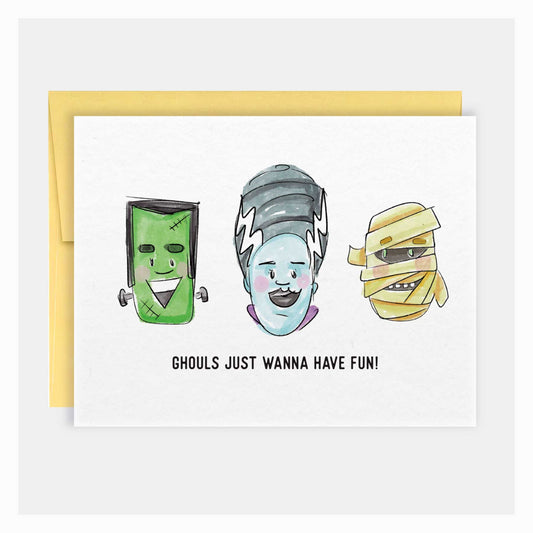 Ghouls Fun | Fall Greeting Card - A. B. Newton and Company