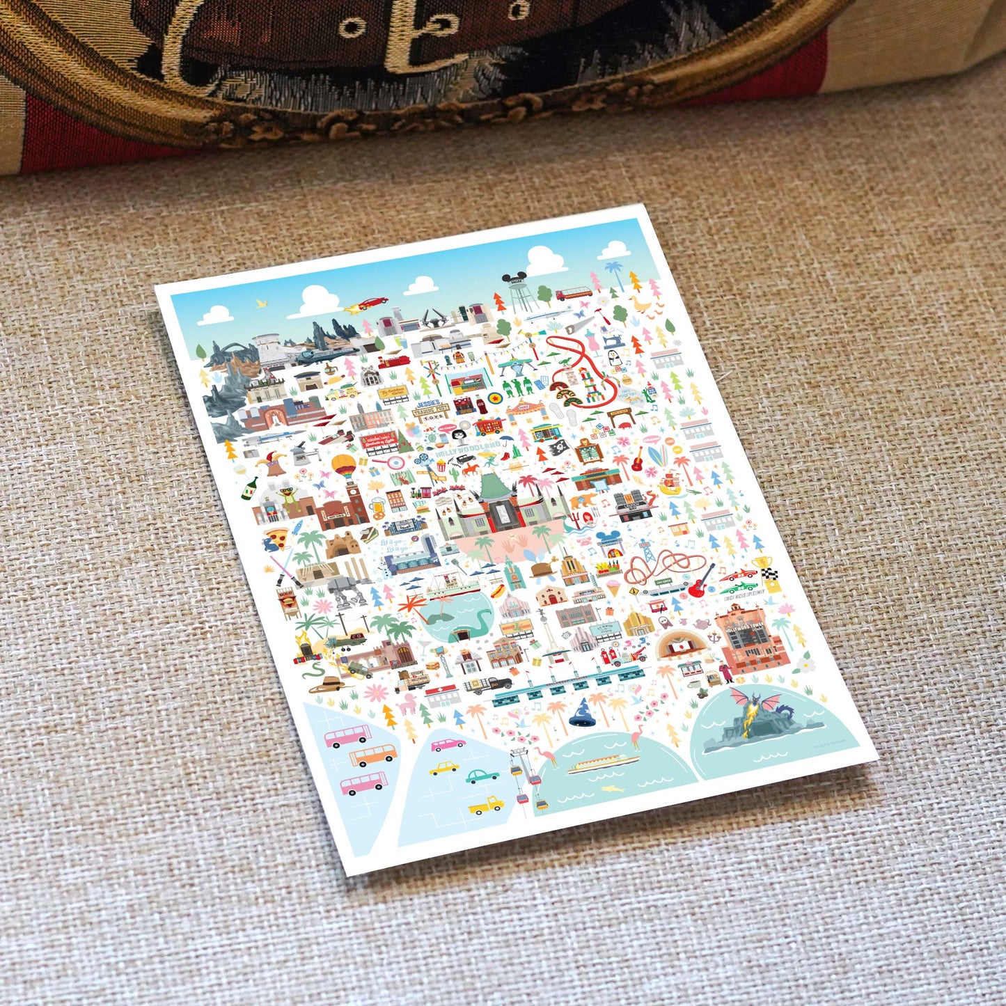 The Studio Postcard | 5x7 | Orlando Florida | Theme Park Series