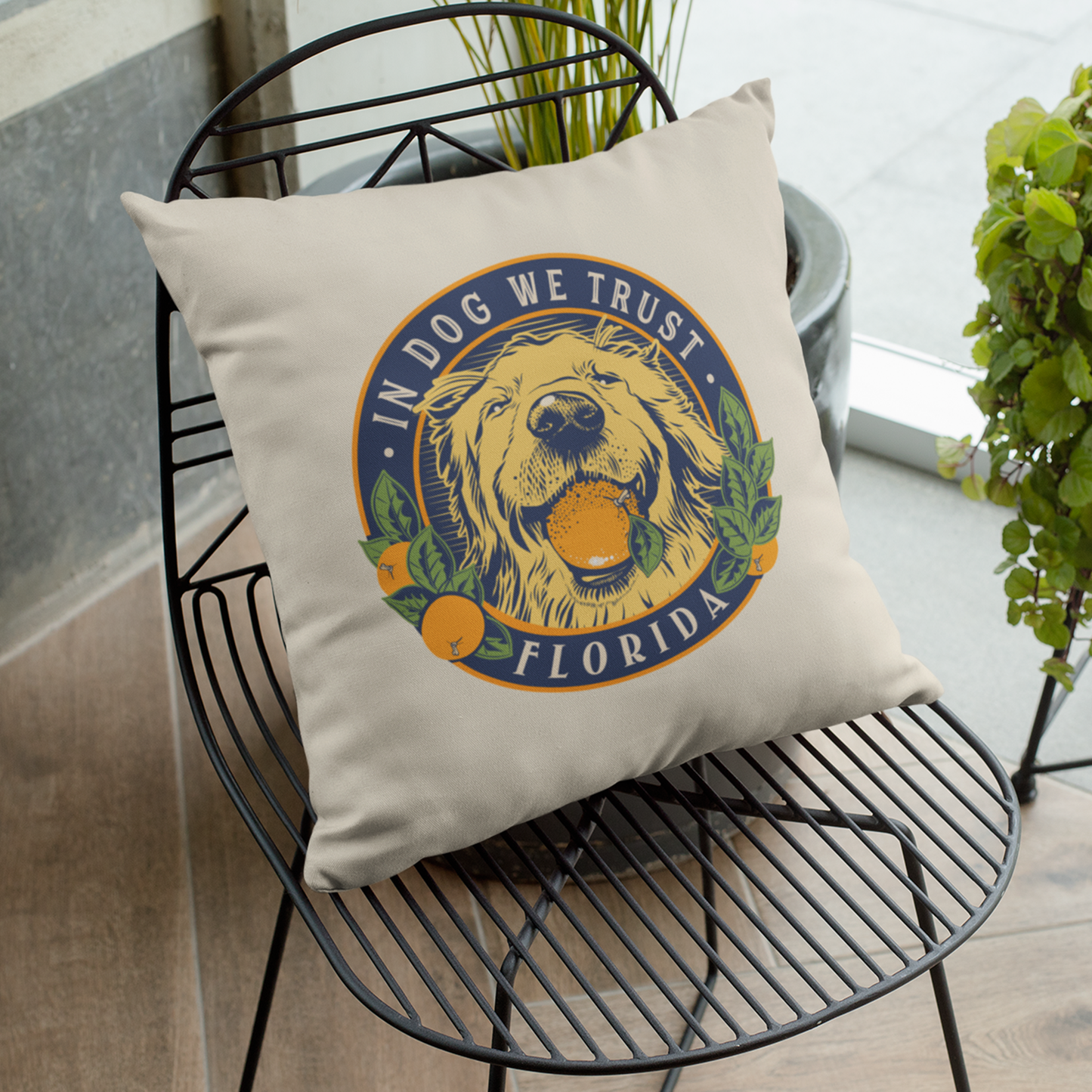 In Dog We Trust | Throw Pillow