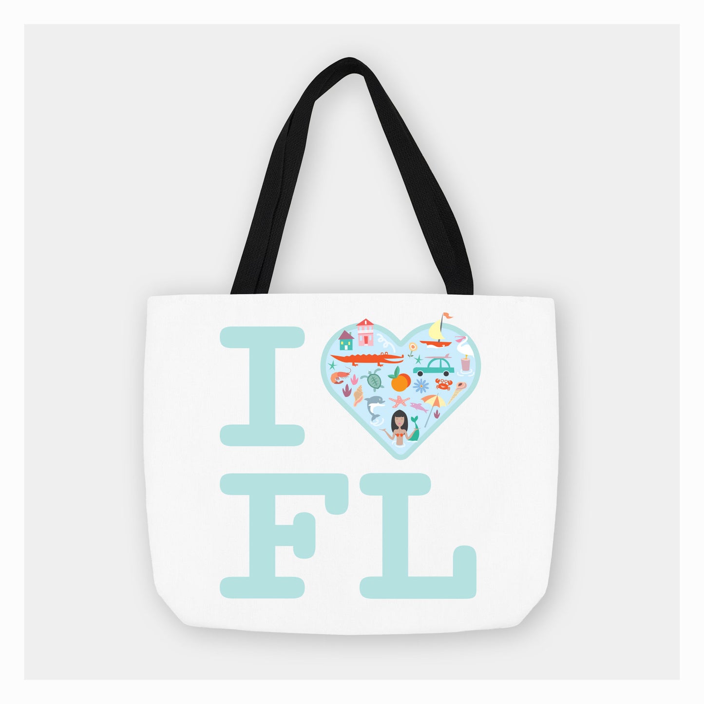 Whimsy I Heart Florida | Tote Bag - A. B. Newton and Company