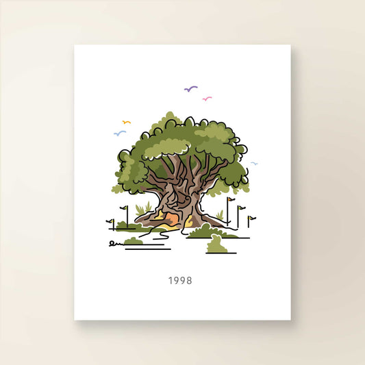 Life Tree 1998 | Theme Park Series - A. B. Newton and Company