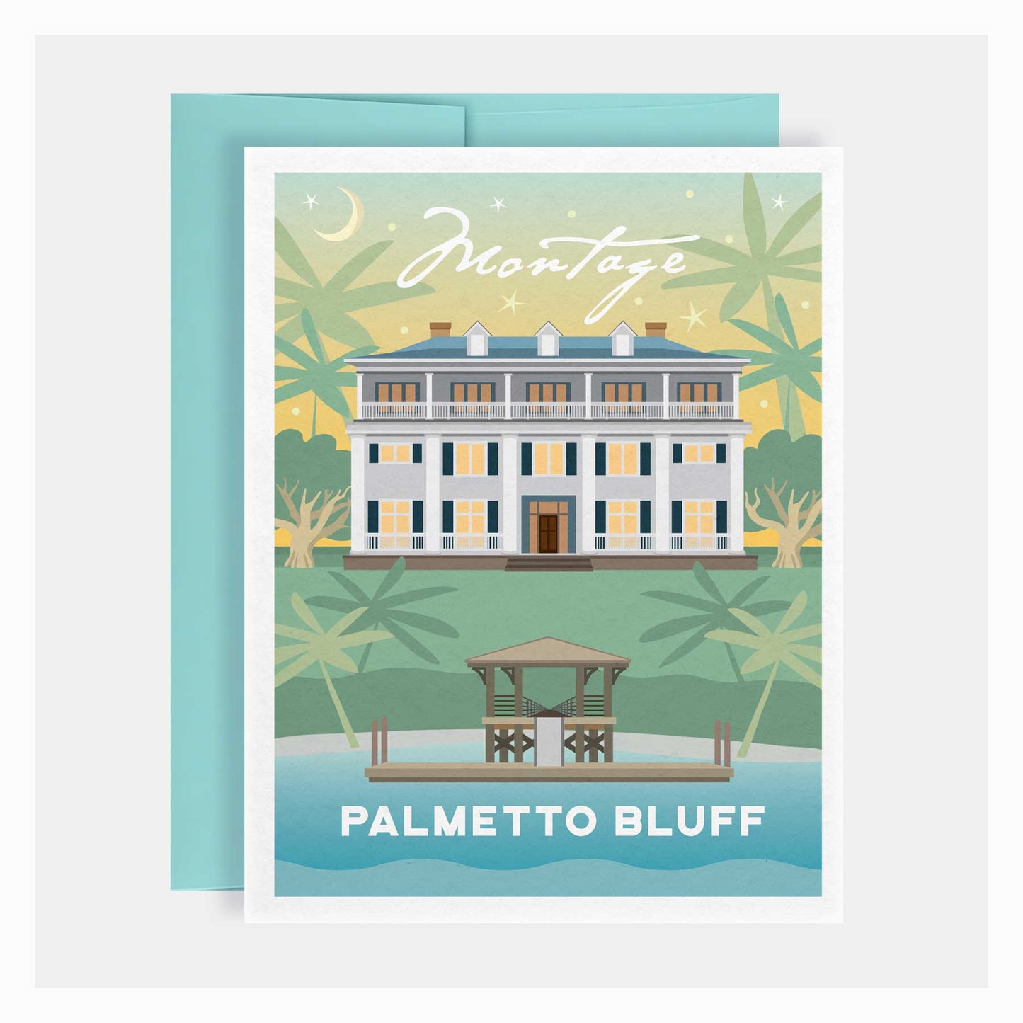 Palmetto Bluff Greeting Card - A. B. Newton and Company