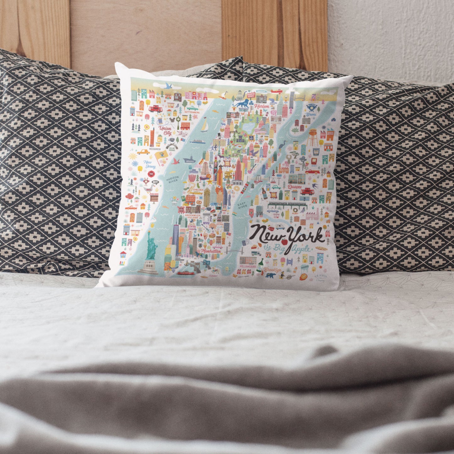New York City, NY | City Series | Throw Pillow
