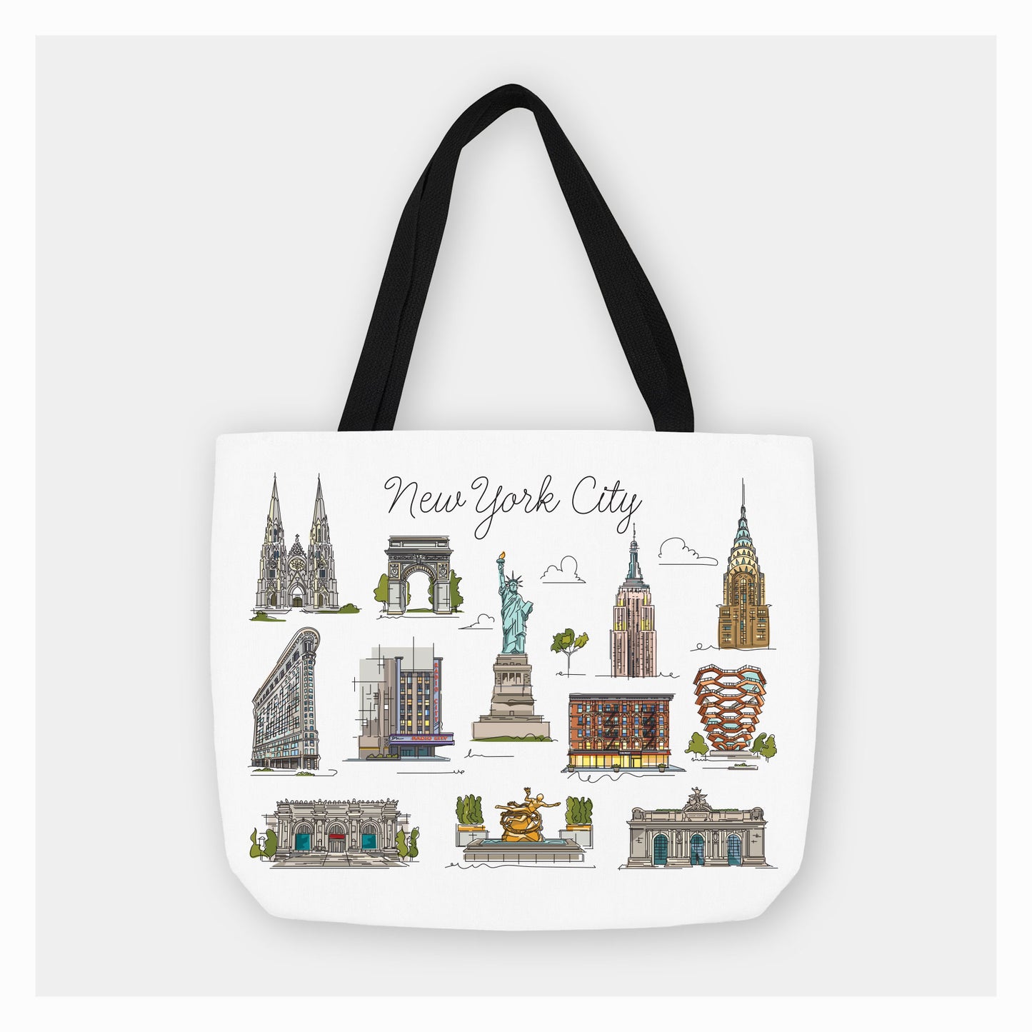 NEW YORK, NY | Landmark Series | Tote Bag - A. B. Newton and Company