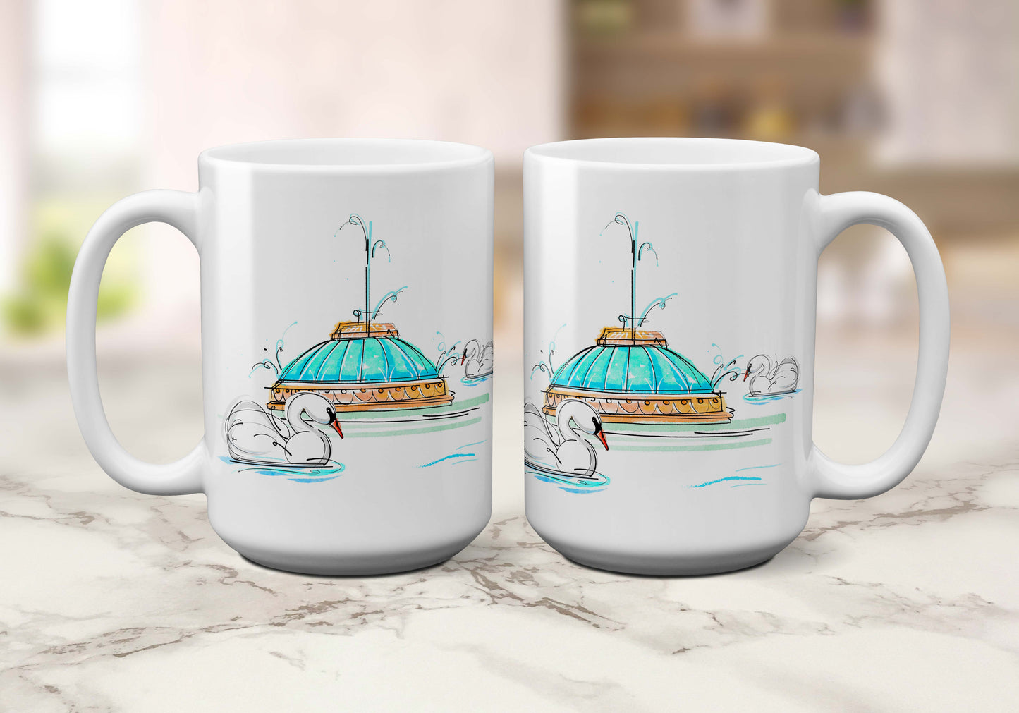Lake Eola | Watercolor | Coffee Mug