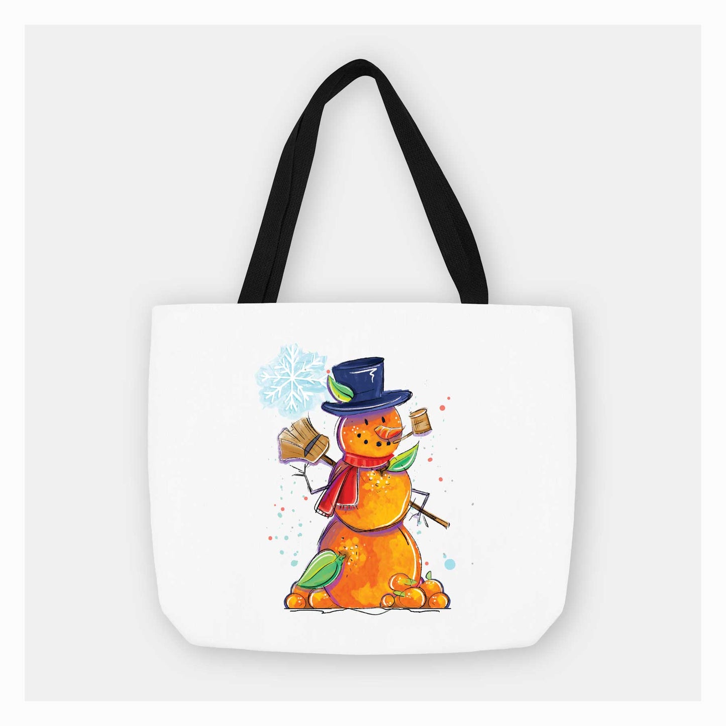 Florida Snowman | Holiday Tote Bag - A. B. Newton and Company