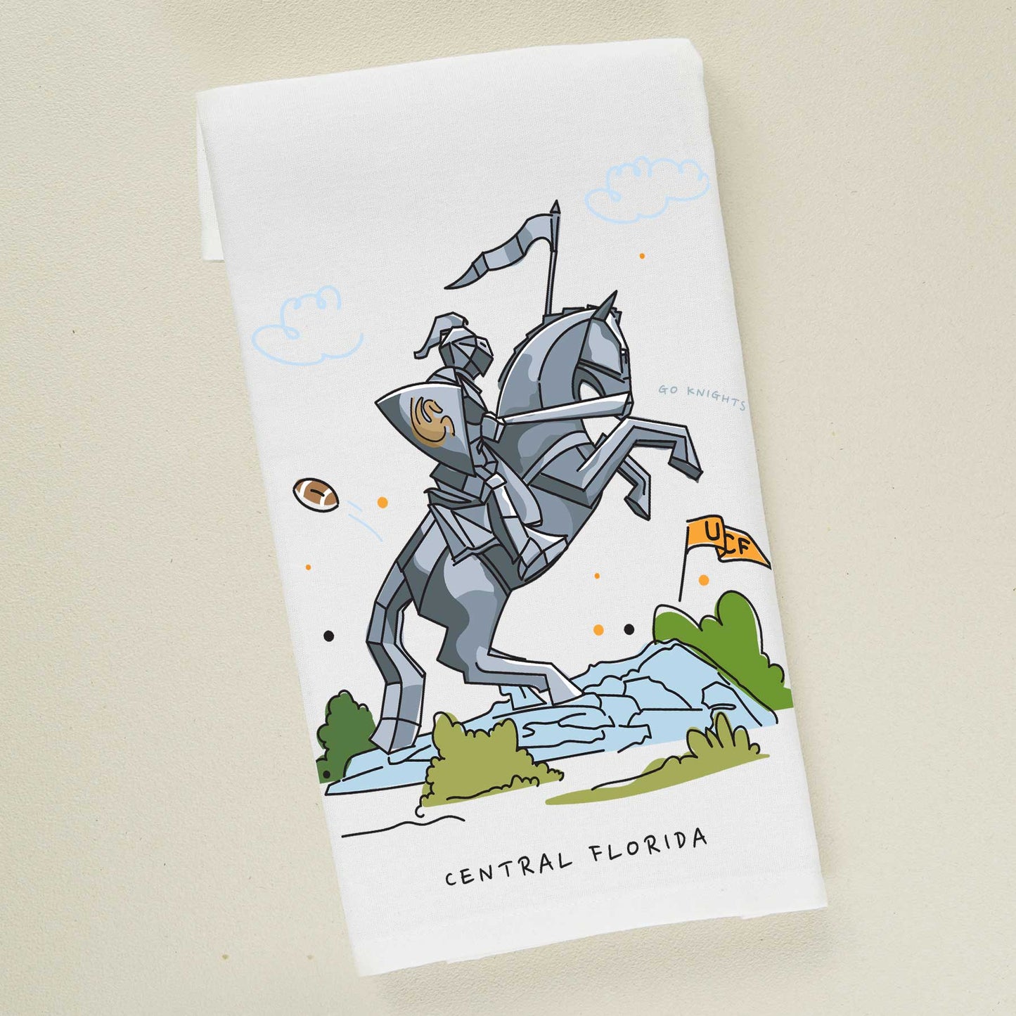 Alumni Statue | Tea Towel