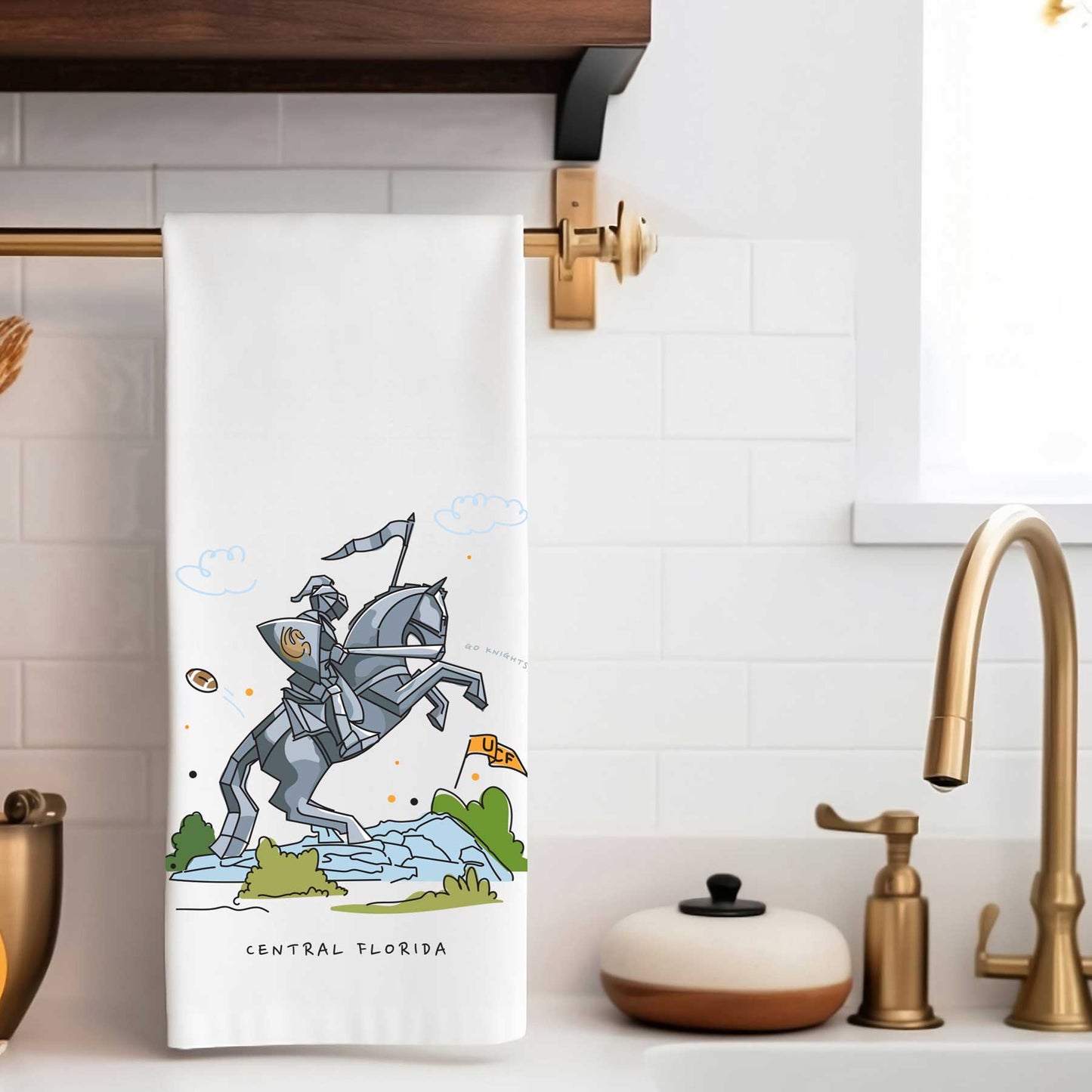 Alumni Statue | Tea Towel