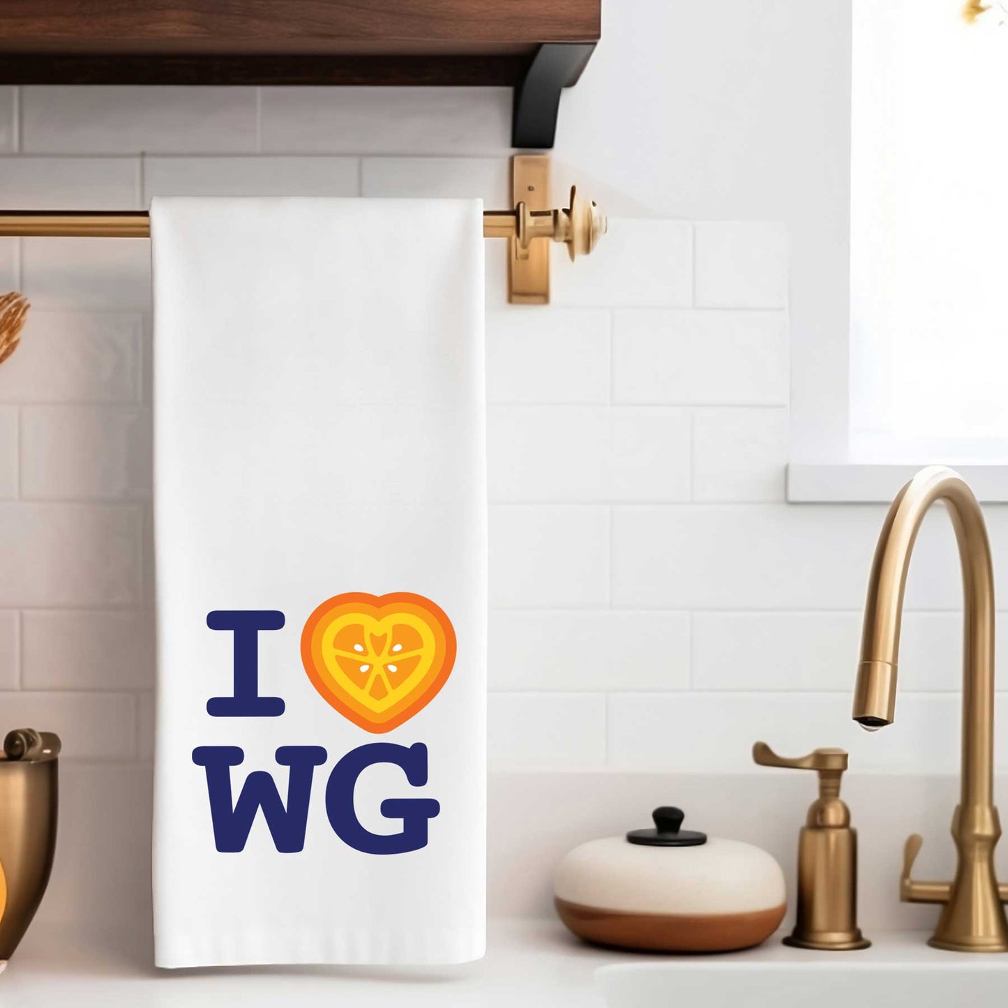 I Heart Winter Garden | Tea Towel