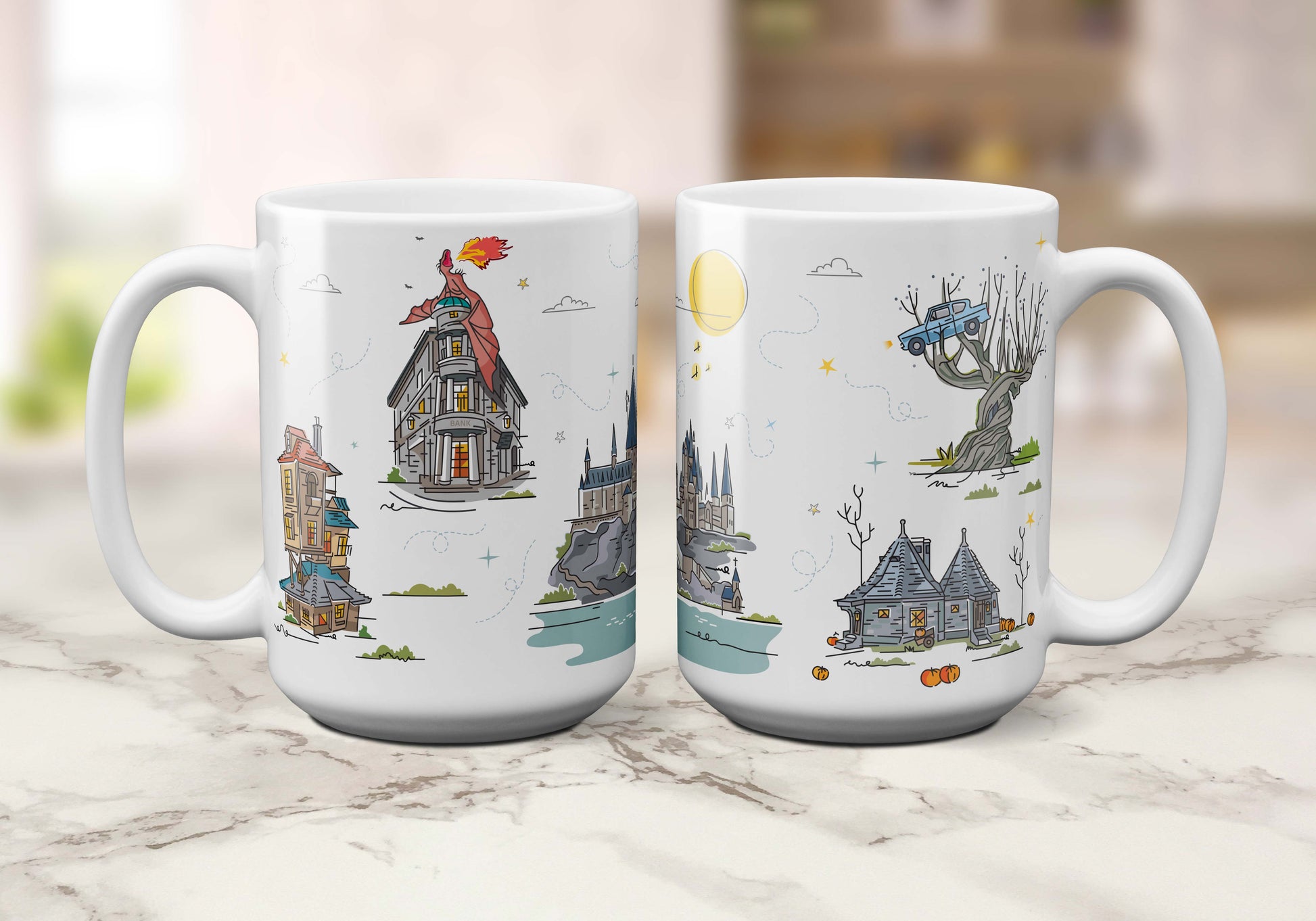 Wizard Collage | Coffee Mug - A. B. Newton and Company