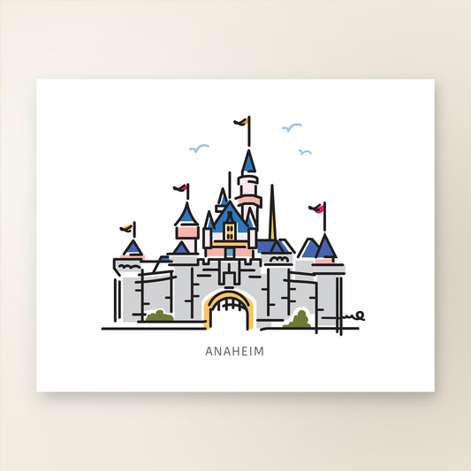 Princess Castle ANAHEIM | Theme Park Series - A. B. Newton and Company