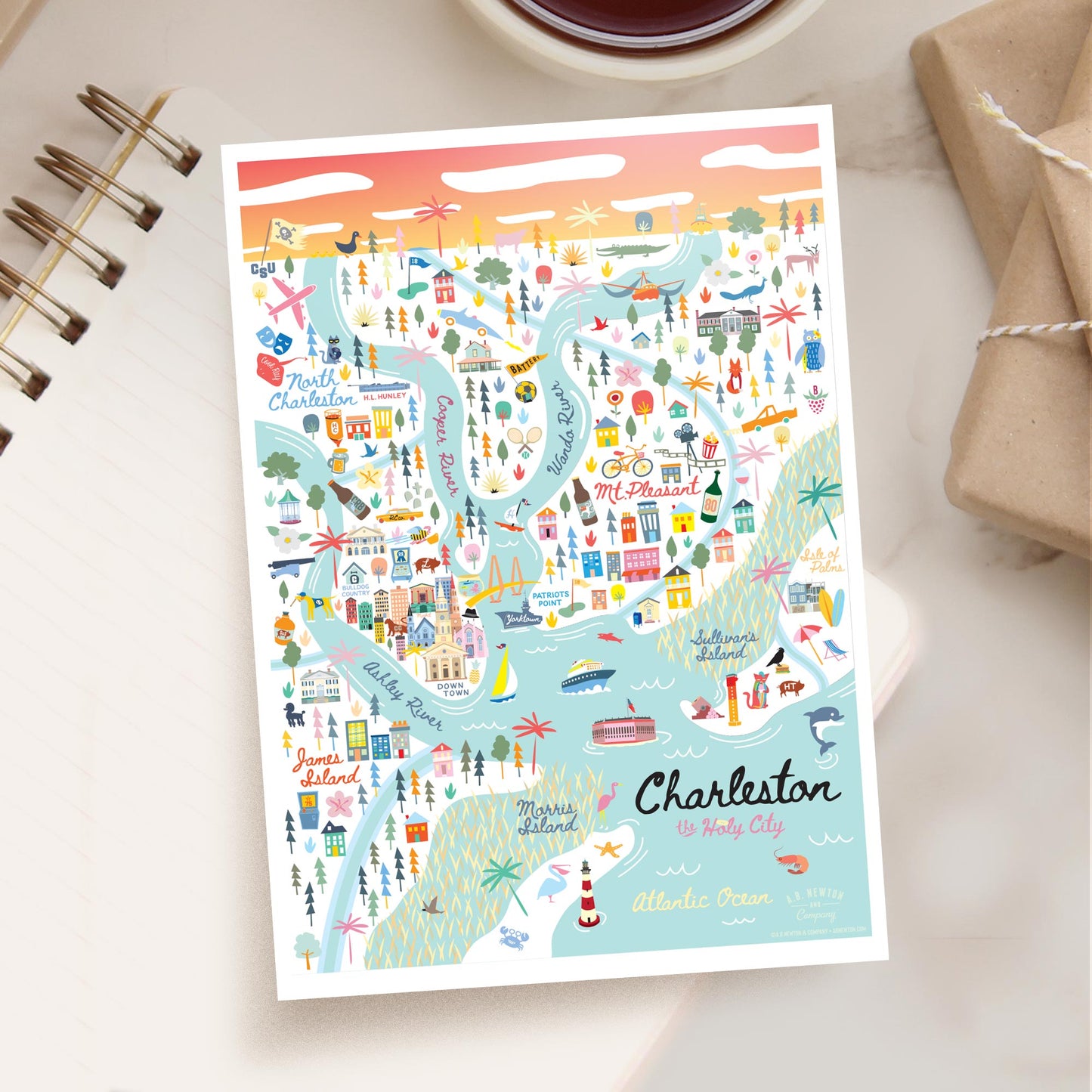 Charleston SC 5x7 City Series Postcard