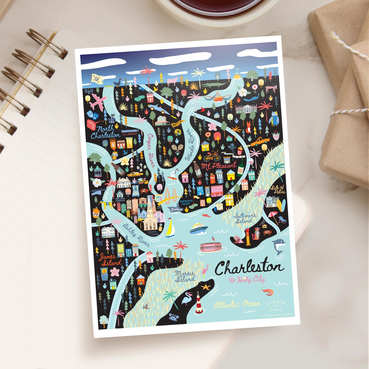 Charleston SC 5x7 City Series Postcard