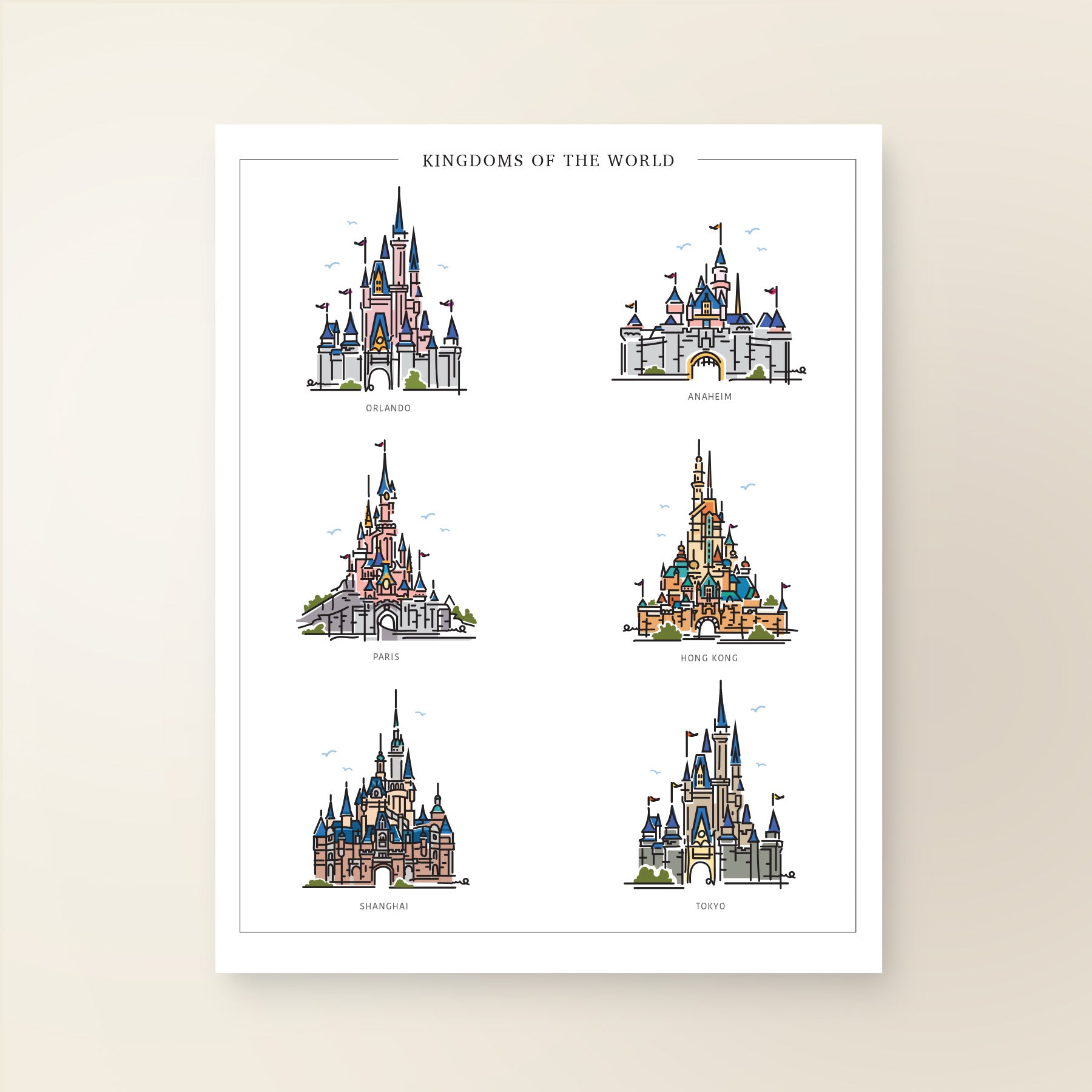 Princess Castle Kingdoms of the World Theme Park Series