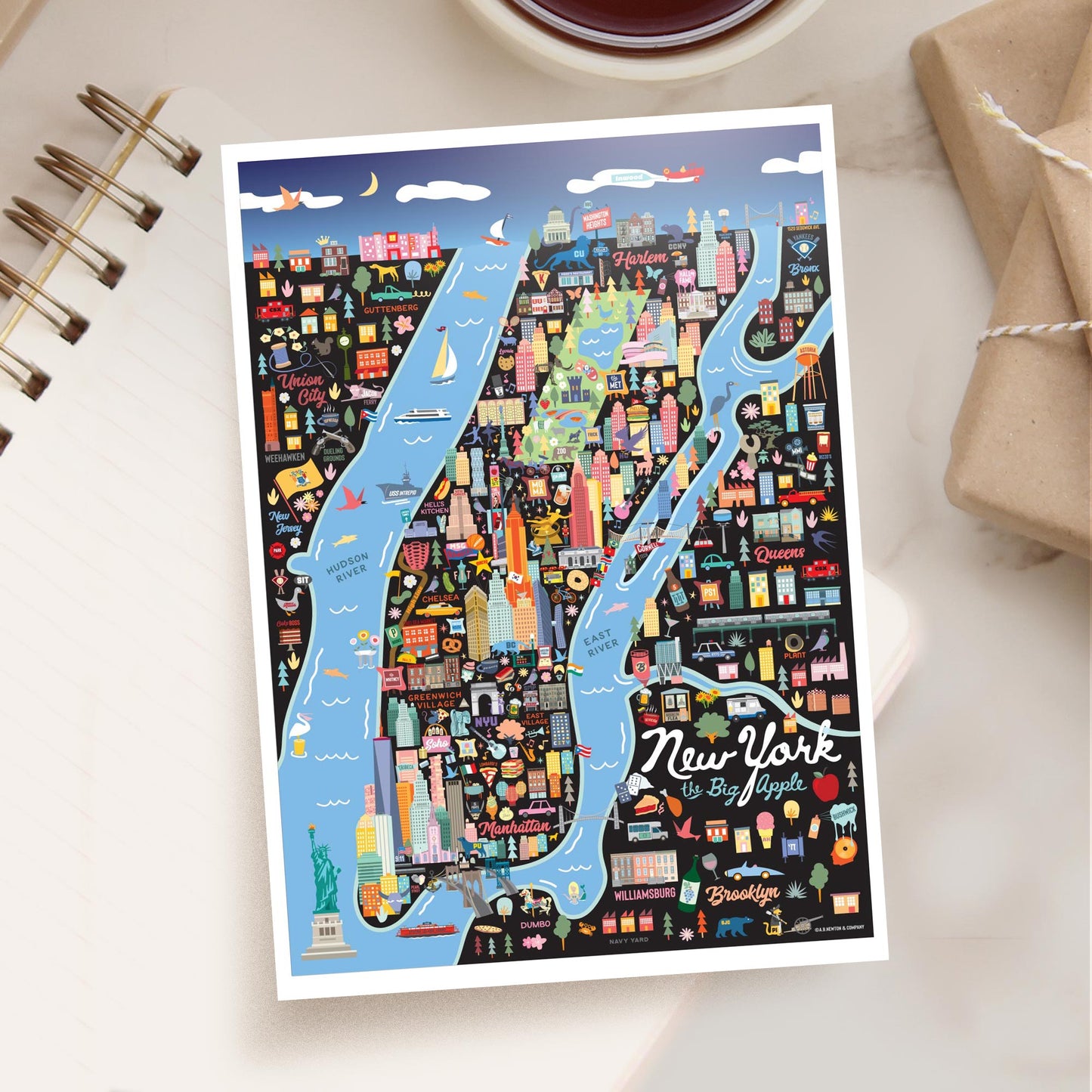 New York City NYC 5x7 City Series Postcard