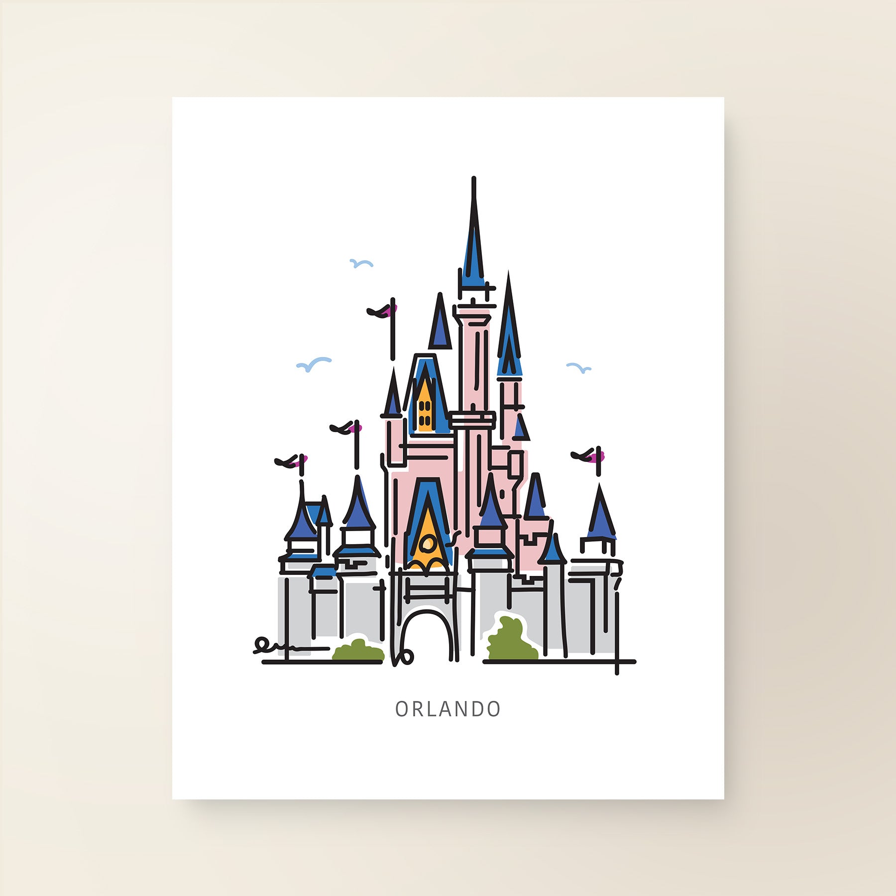 Princess Castle ORLANDO FLORIDA | Theme Park Series - A. B. Newton and Company