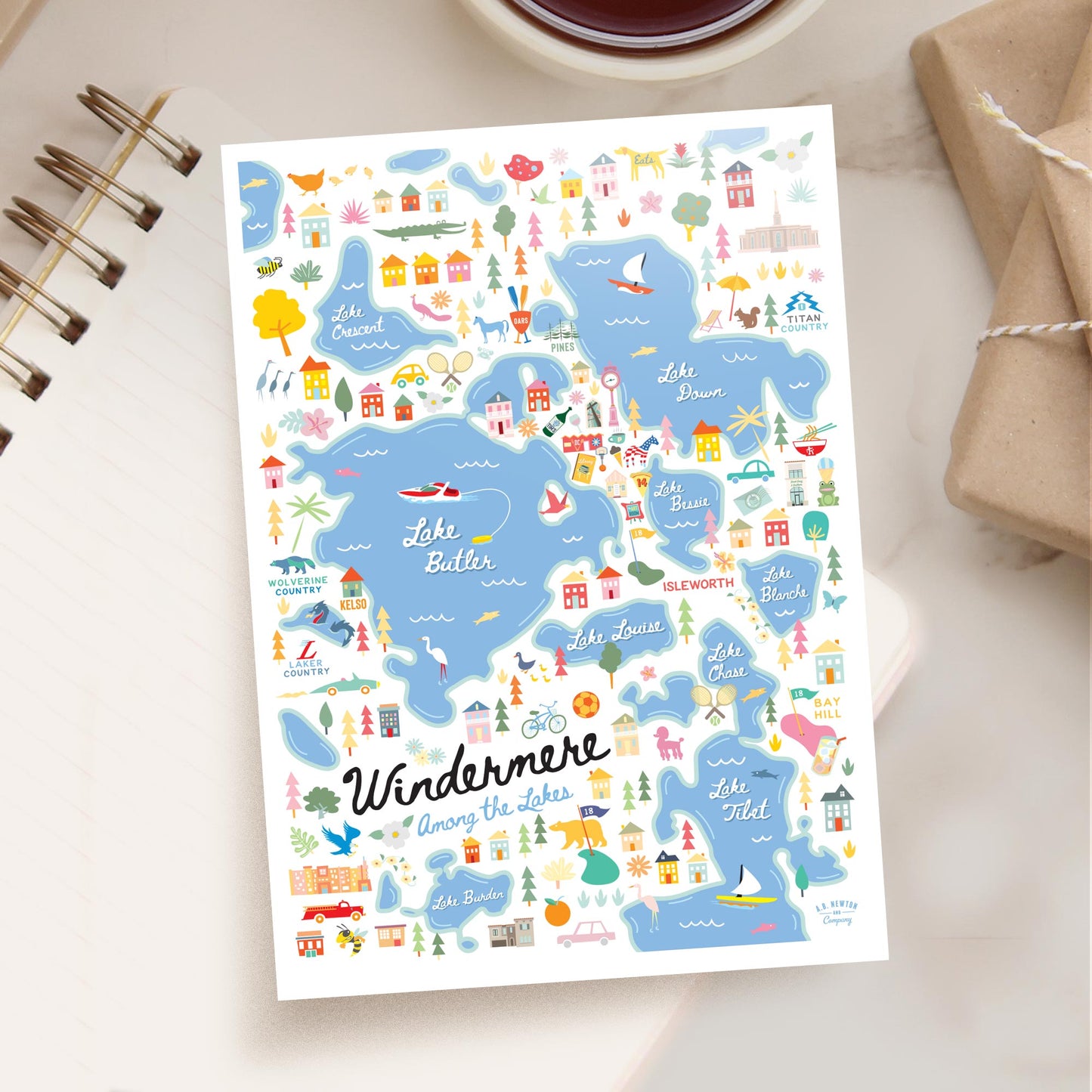Windermere FL 5x7 City Series Postcard