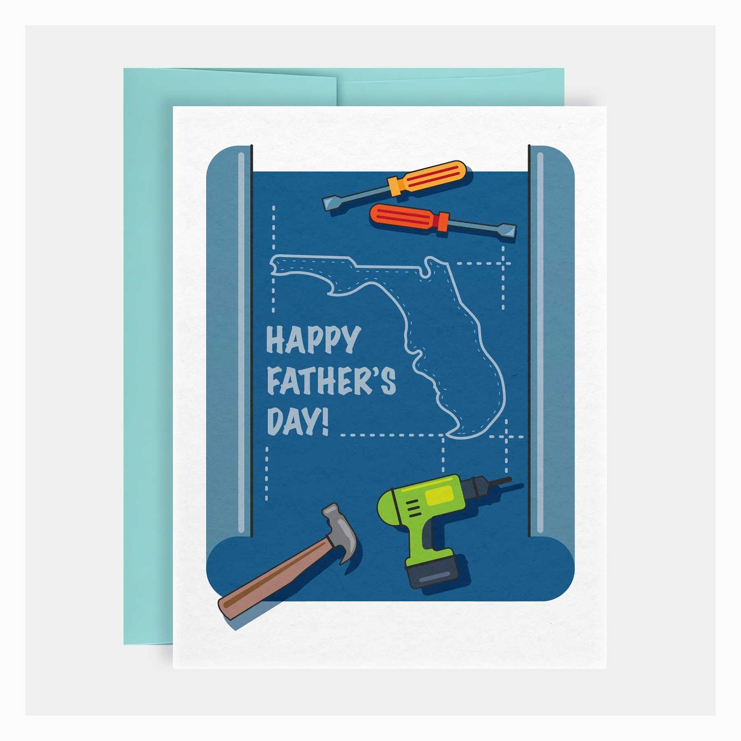 Florida Blueprint | Father's Day Greeting Card - A. B. Newton and Company