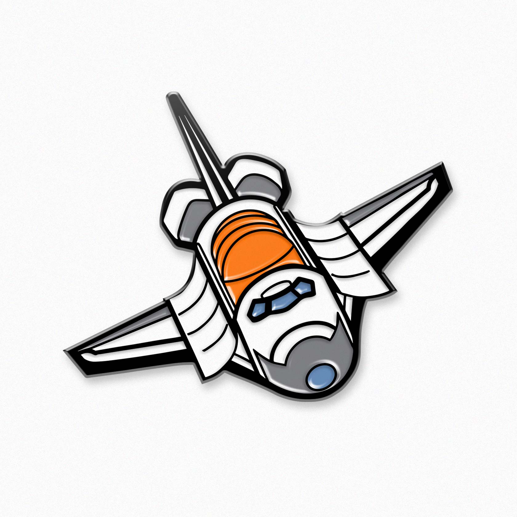 Florida Space Shuttle | Collectible Enamel Pins - A. B. Newton and Company