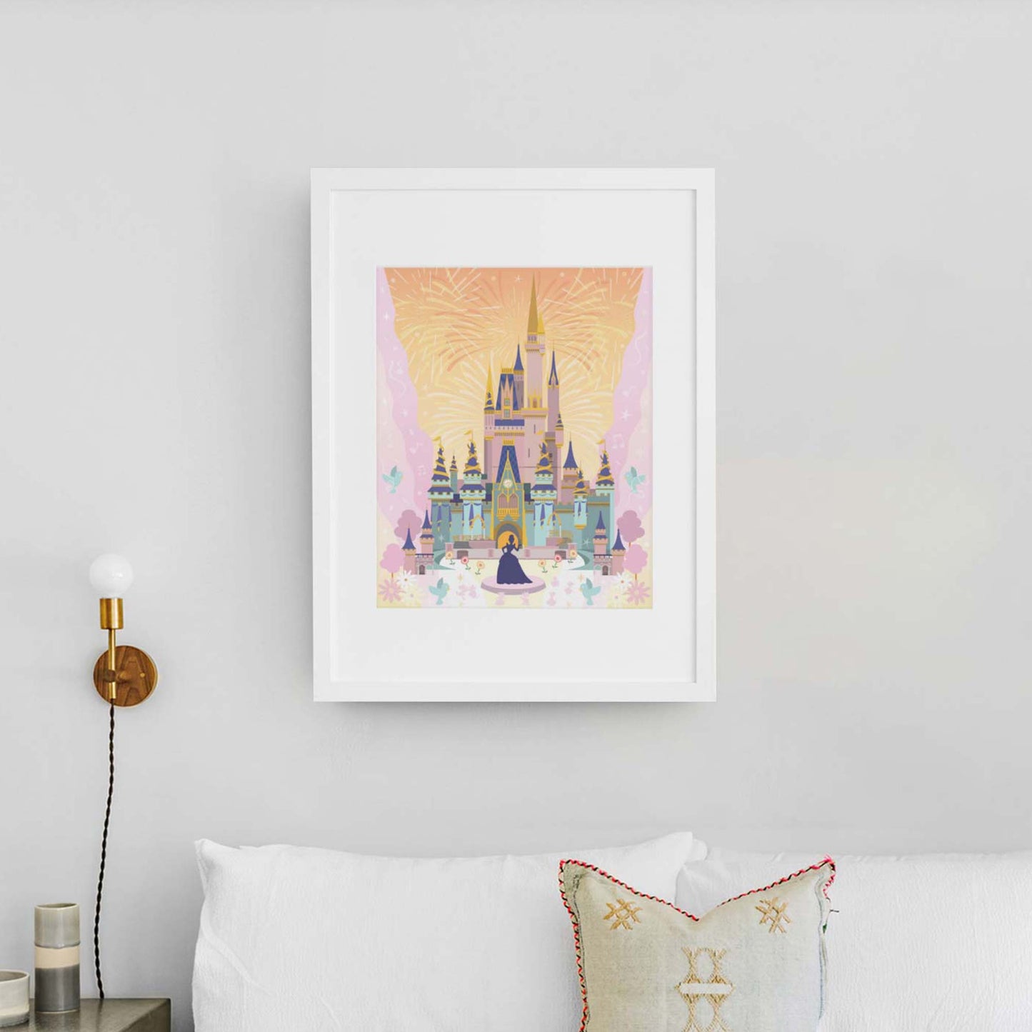 Princess Castle Celebration | Art Print | Theme Park Series