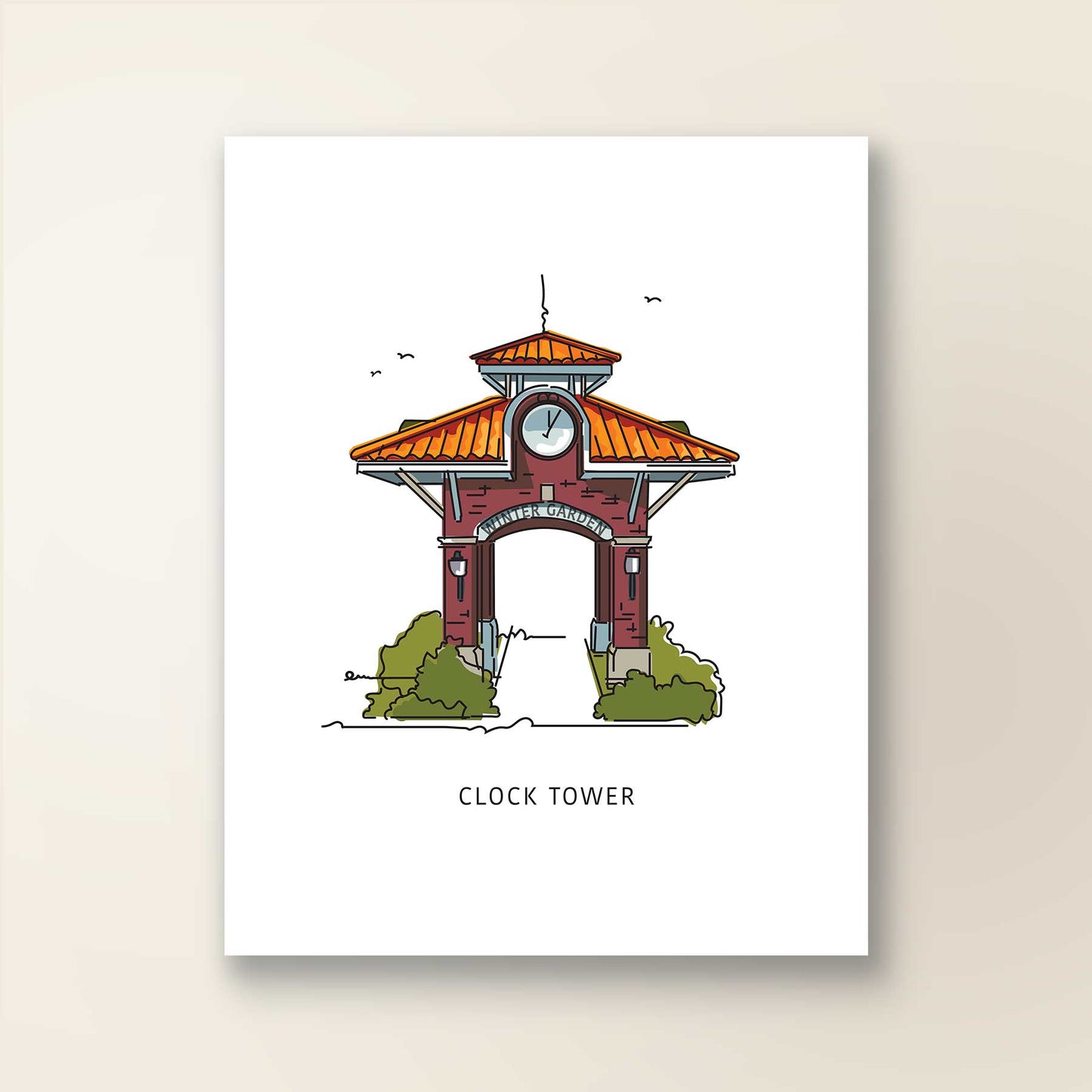 Clock Tower | Winter Garden Landmark Series