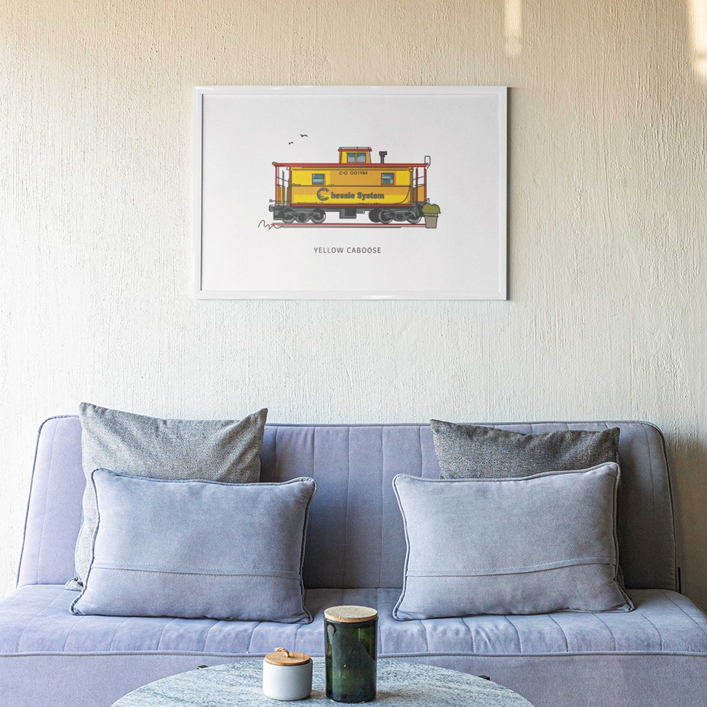 Yellow Caboose | Winter Garden Landmark Series