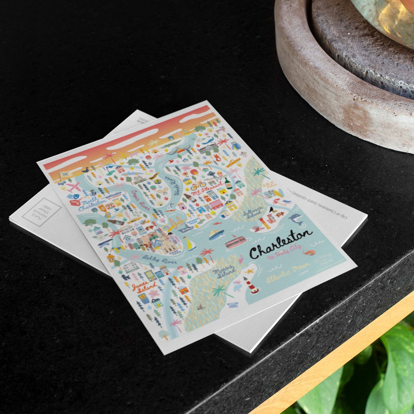Charleston SC 5x7 City Series Postcard