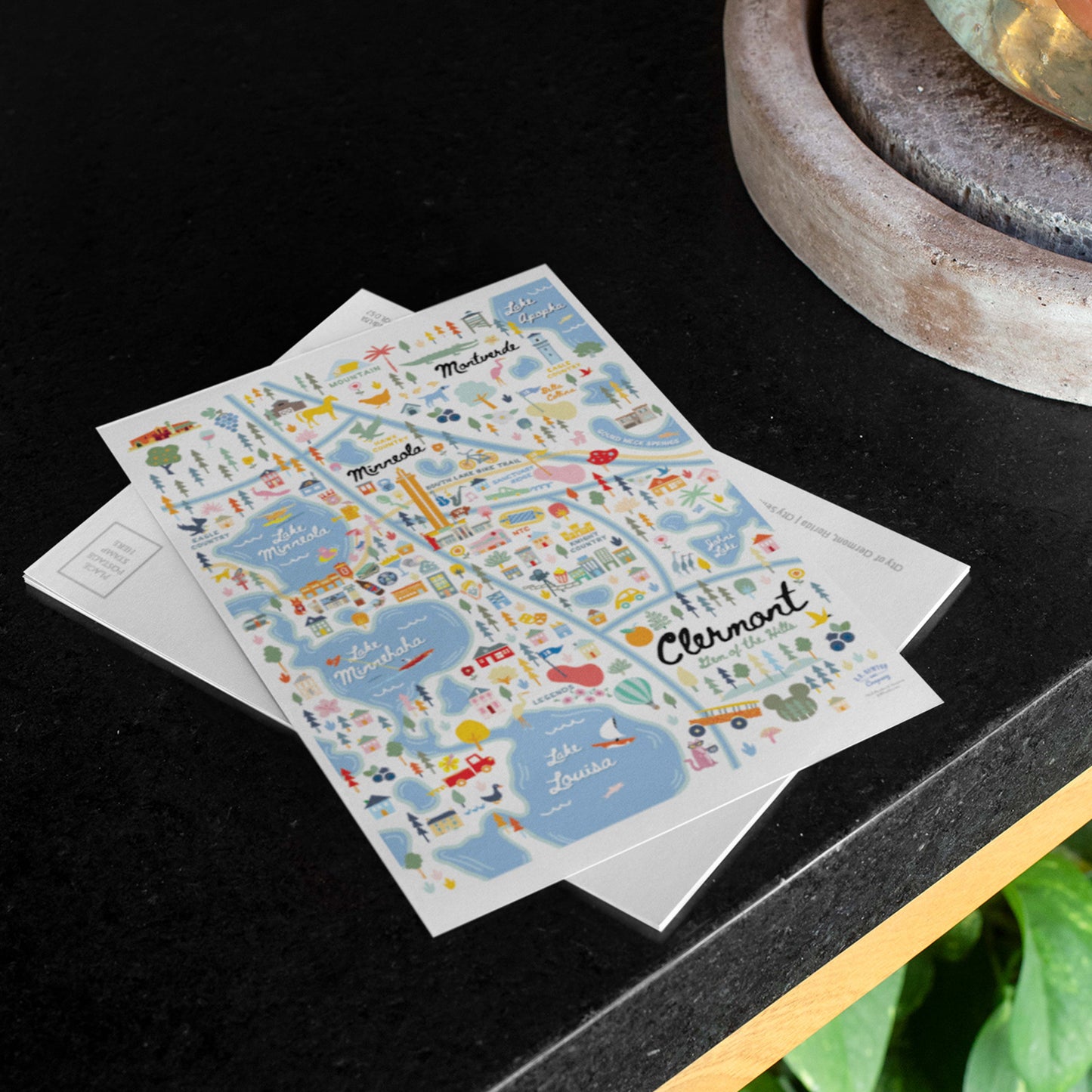 Clermont FL 5x7 City Series Postcard
