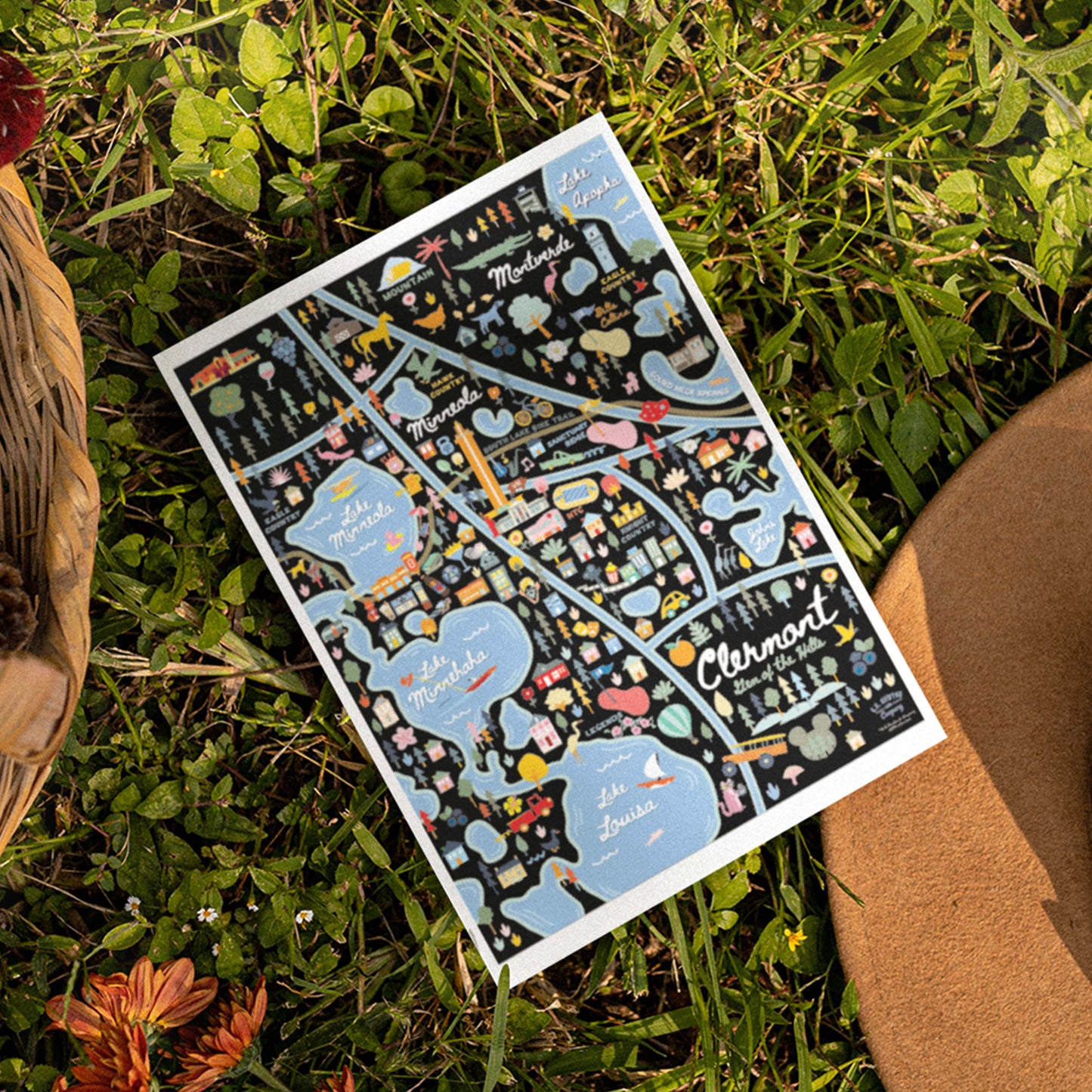 Clermont FL 5x7 City Series Postcard