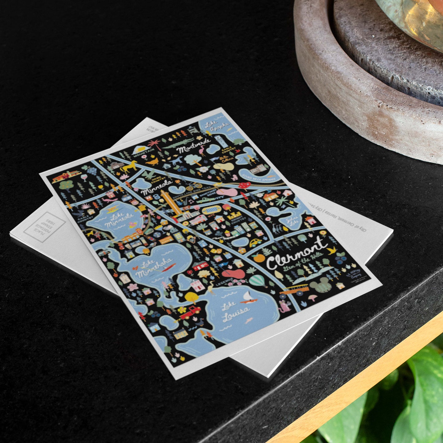 Clermont FL 5x7 City Series Postcard