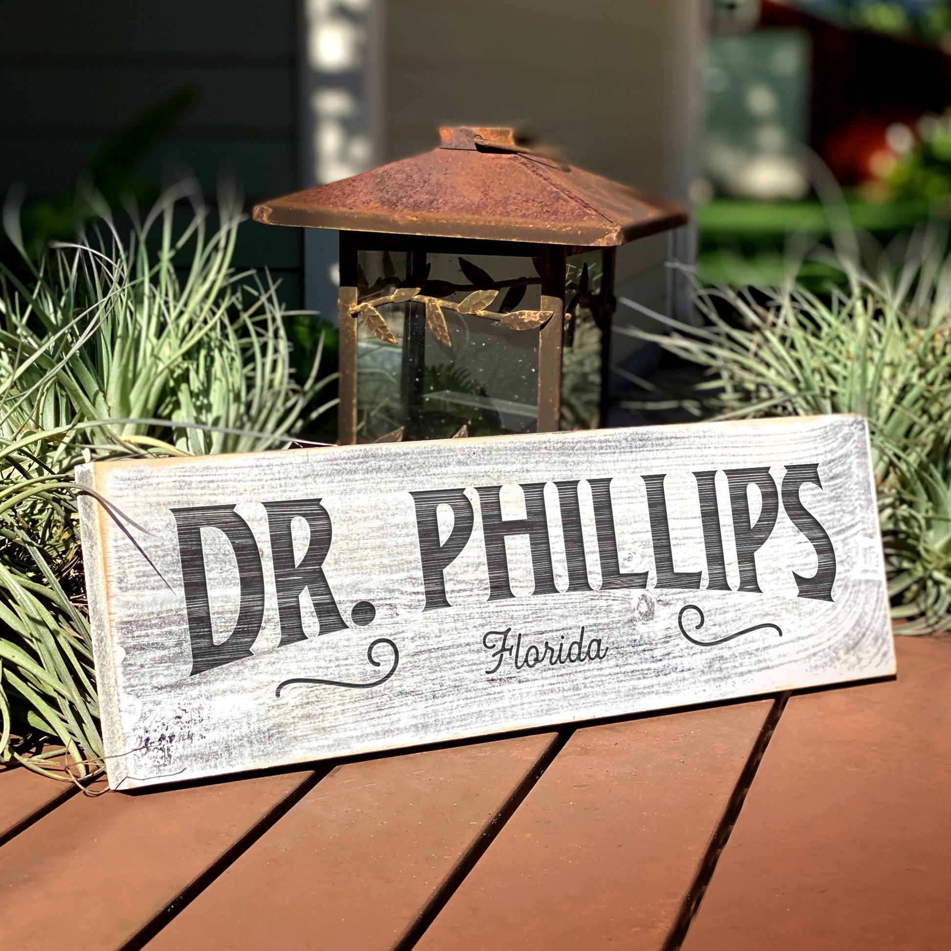 Doctor Phillips - Handcrafted Artisan Wood Sign - A. B. Newton and Company