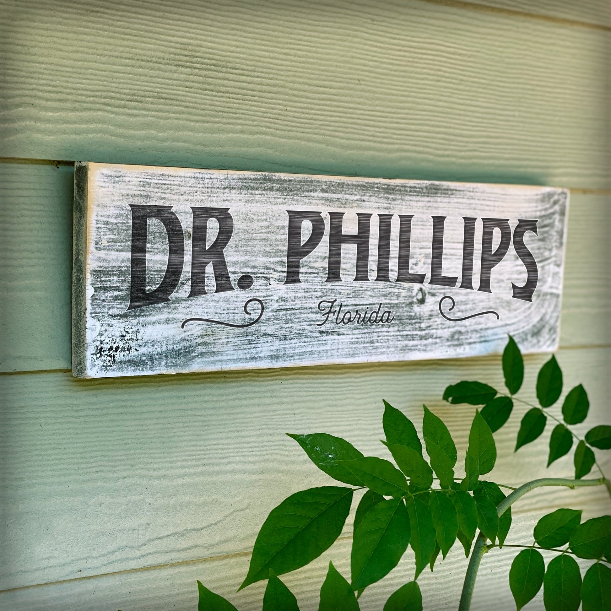 Doctor Phillips - Handcrafted Artisan Wood Sign - A. B. Newton and Company