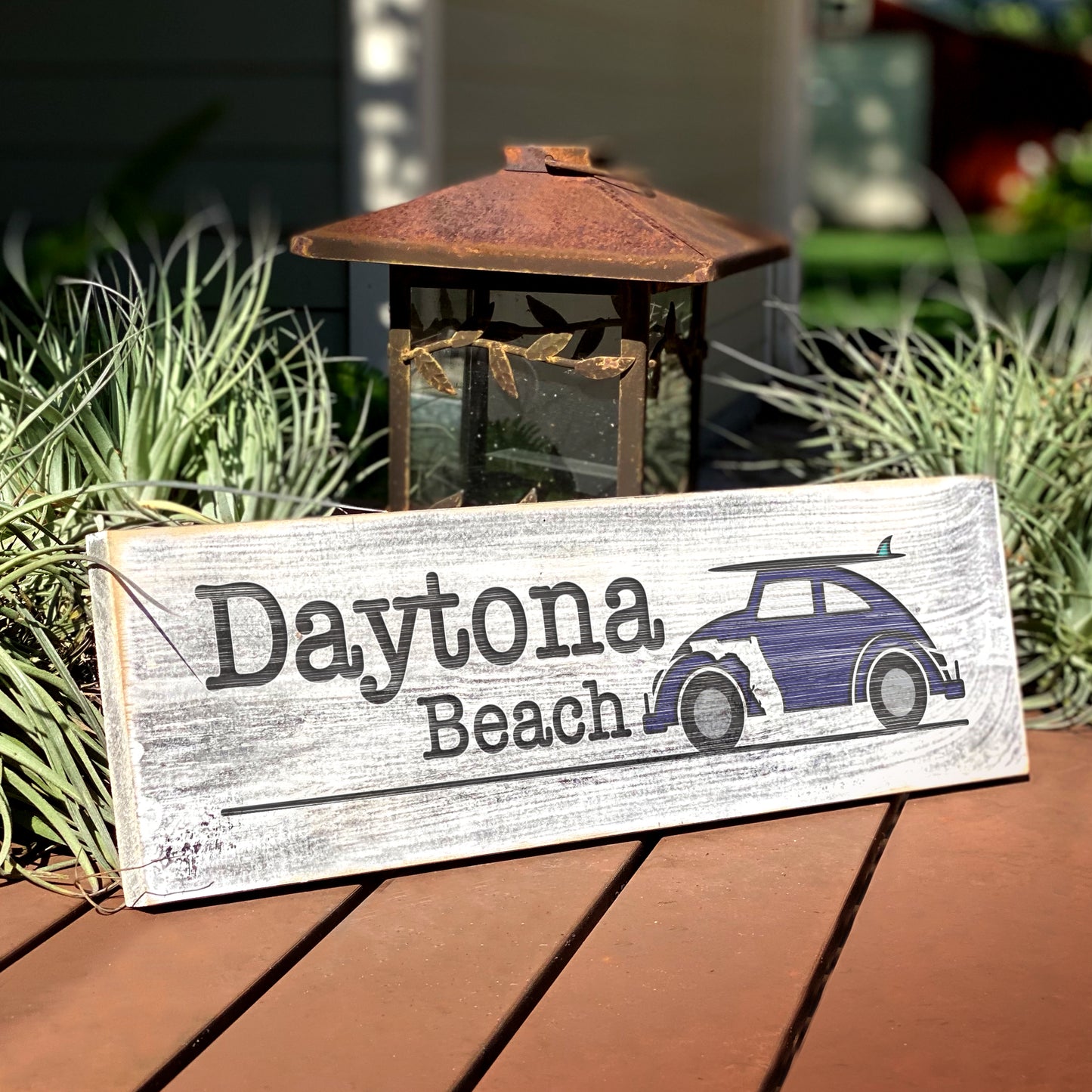 Daytona Beach - Handcrafted Artisan Wood Sign
