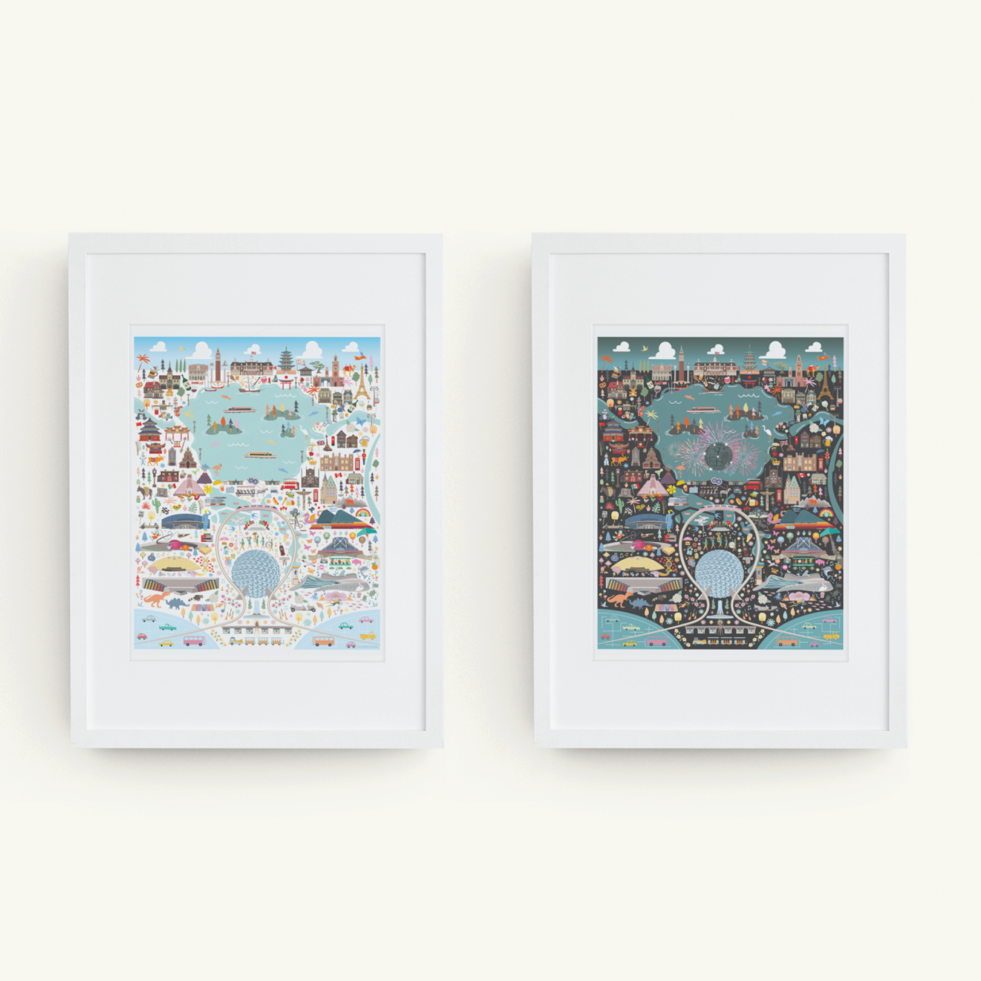 World of Tomorrow Print | Orlando Florida | Theme Park Series - A. B. Newton and Company