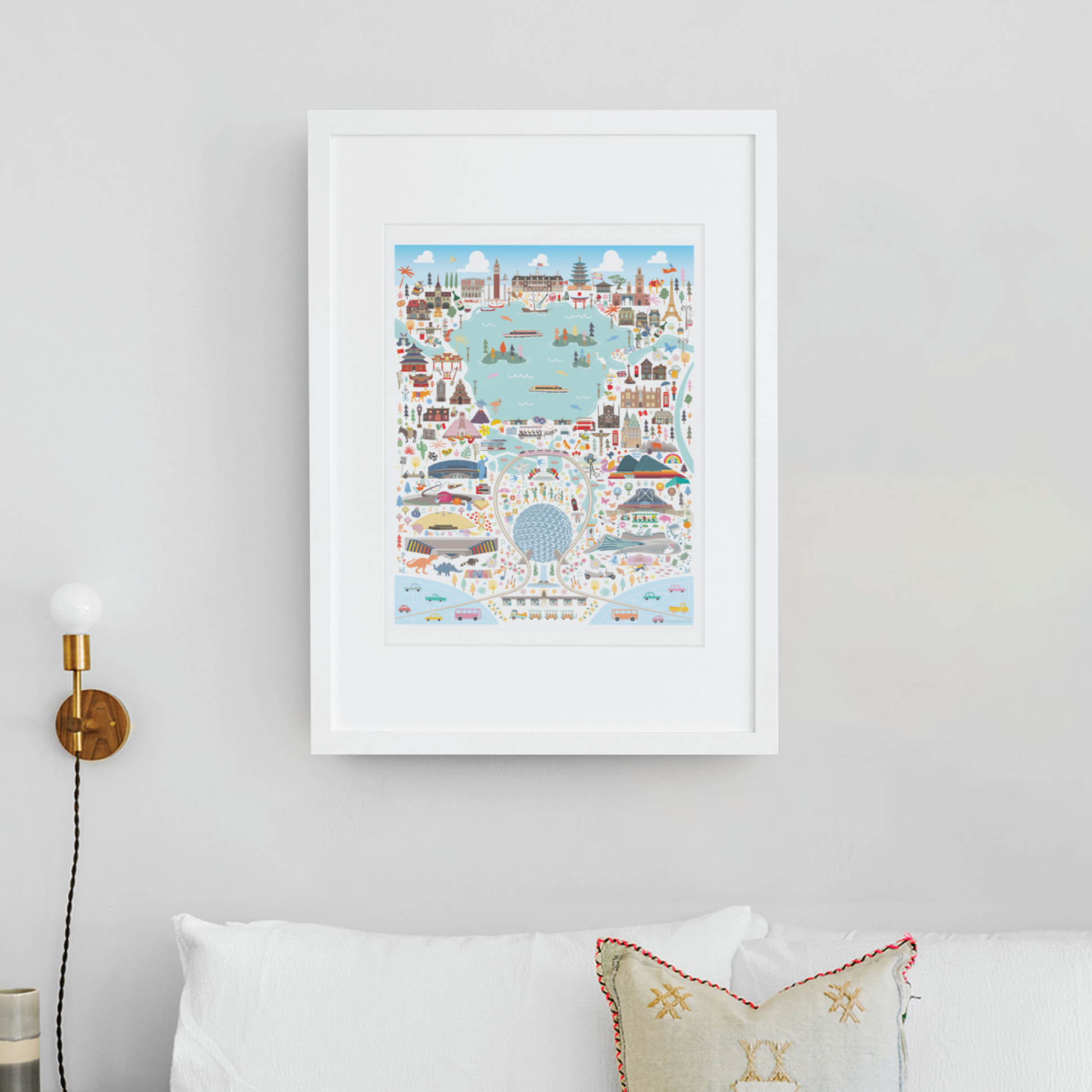 World of Tomorrow Print | Orlando Florida | Theme Park Series - A. B. Newton and Company
