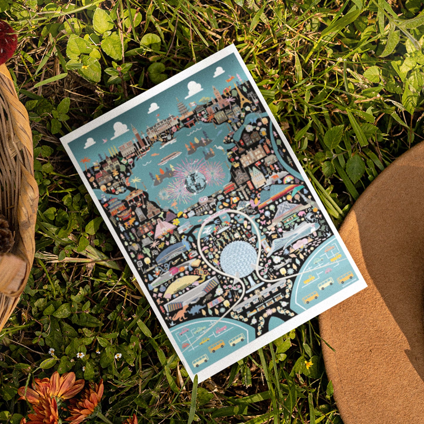World of Tomorrow Postcard | 5x7 | Orlando Florida | Theme Park Series