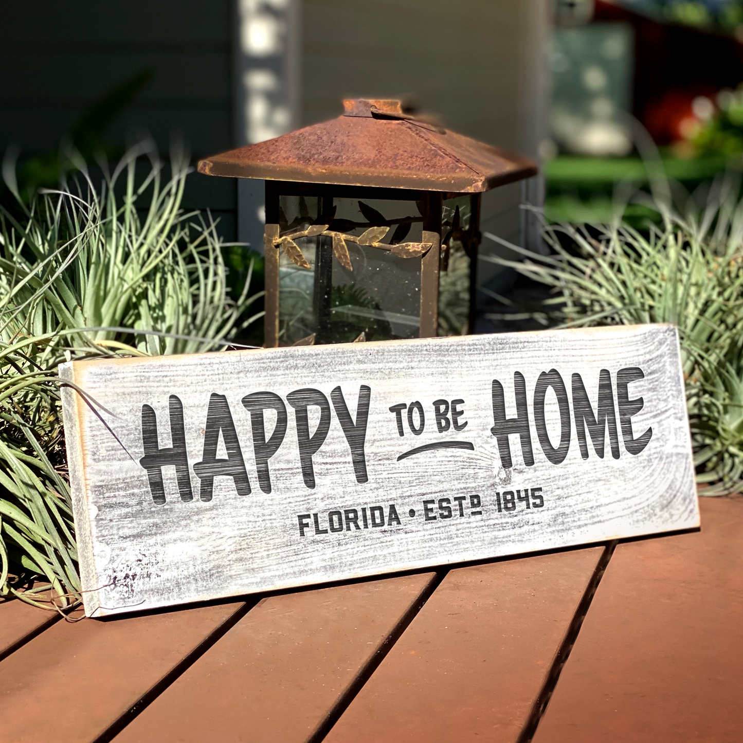 Happy to be Home - Handcrafted Artisan Wood Sign