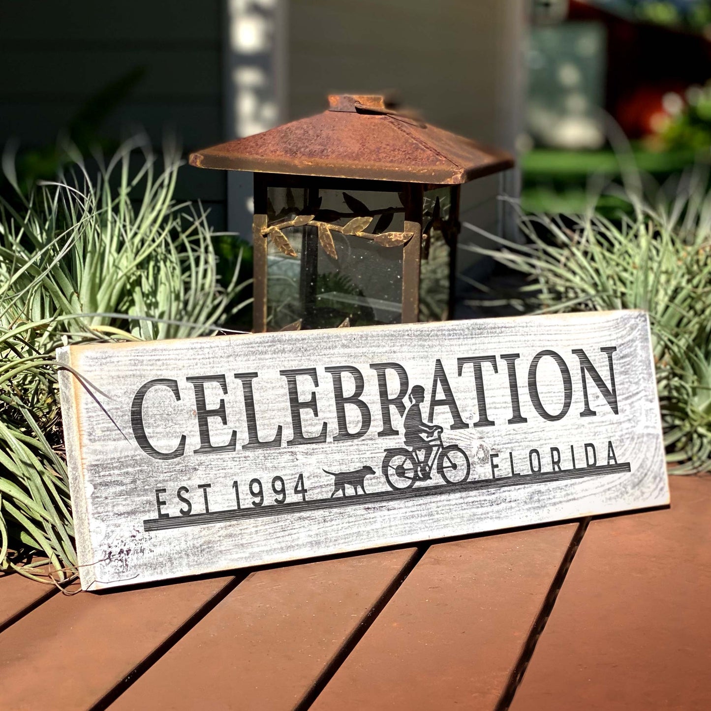 Celebration - Handcrafted Artisan Wood Sign