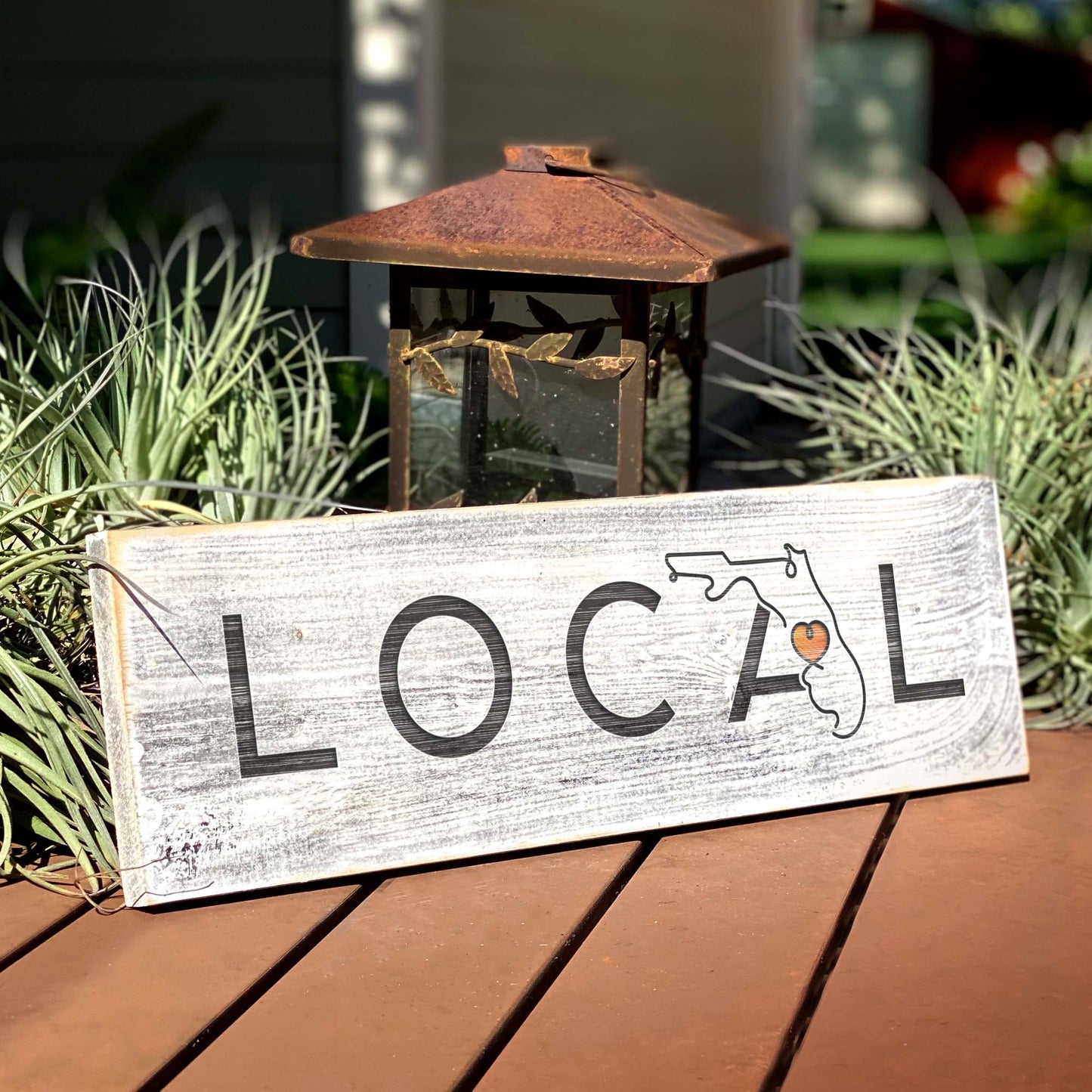 Florida Local - Handcrafted Artisan Wood Sign - A. B. Newton and Company