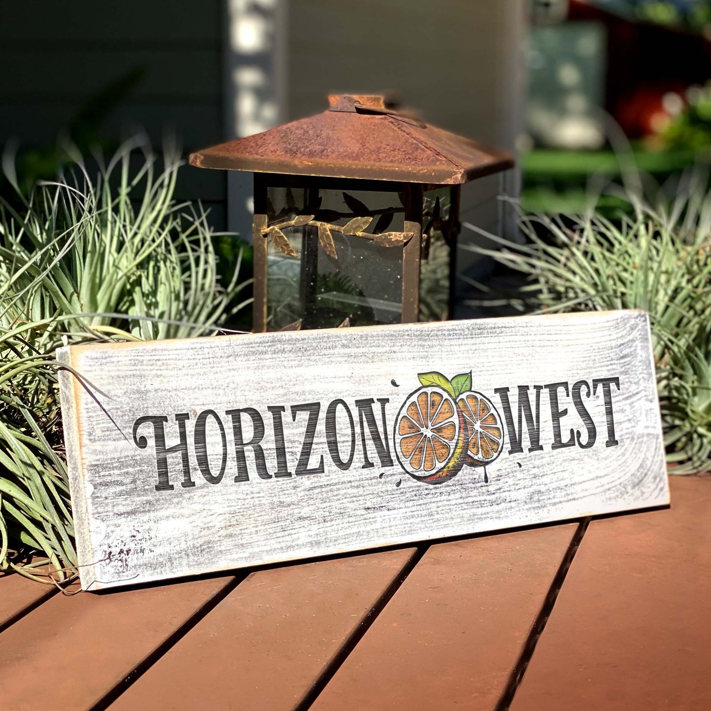 Horizon West - Handcrafted Artisan Wood Sign - A. B. Newton and Company